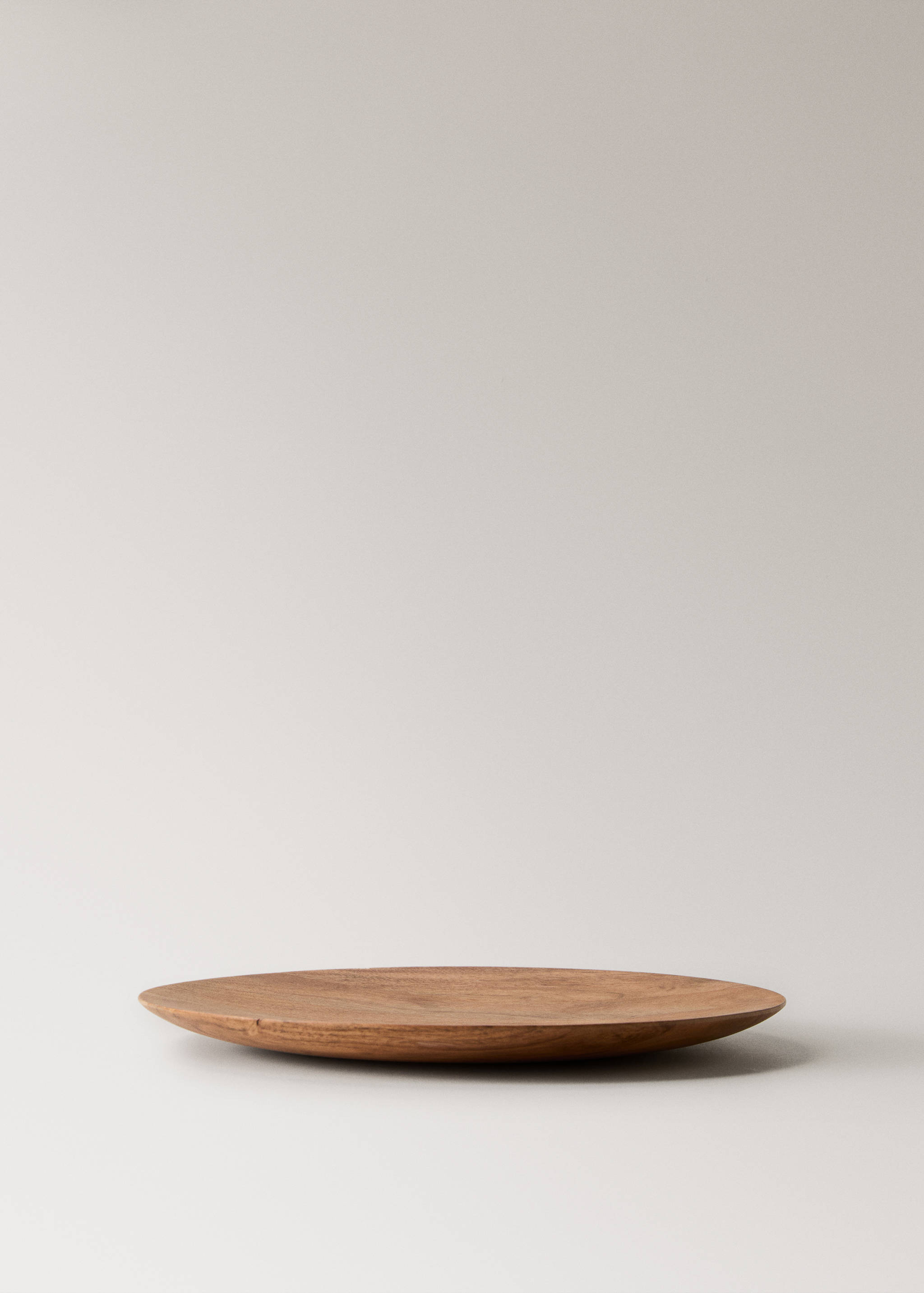 Velký kulatý dřevěný podnos - Zboží bez modelu