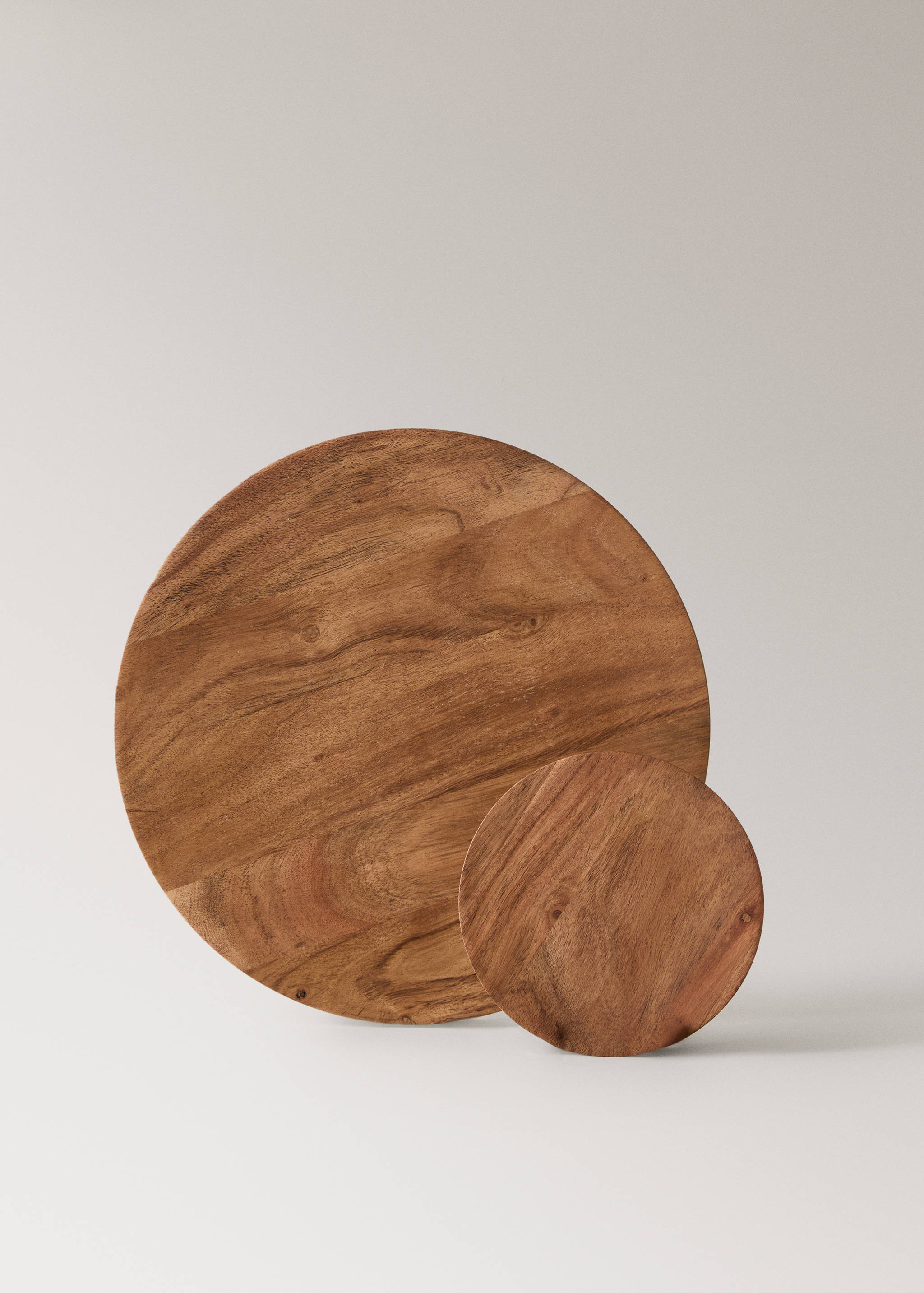 Velký kulatý dřevěný podnos - Detail zboží 3