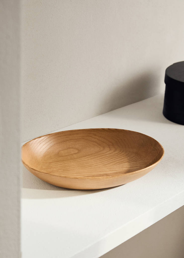 MANGO HOME - Grand bol décoratif en bois marron - M