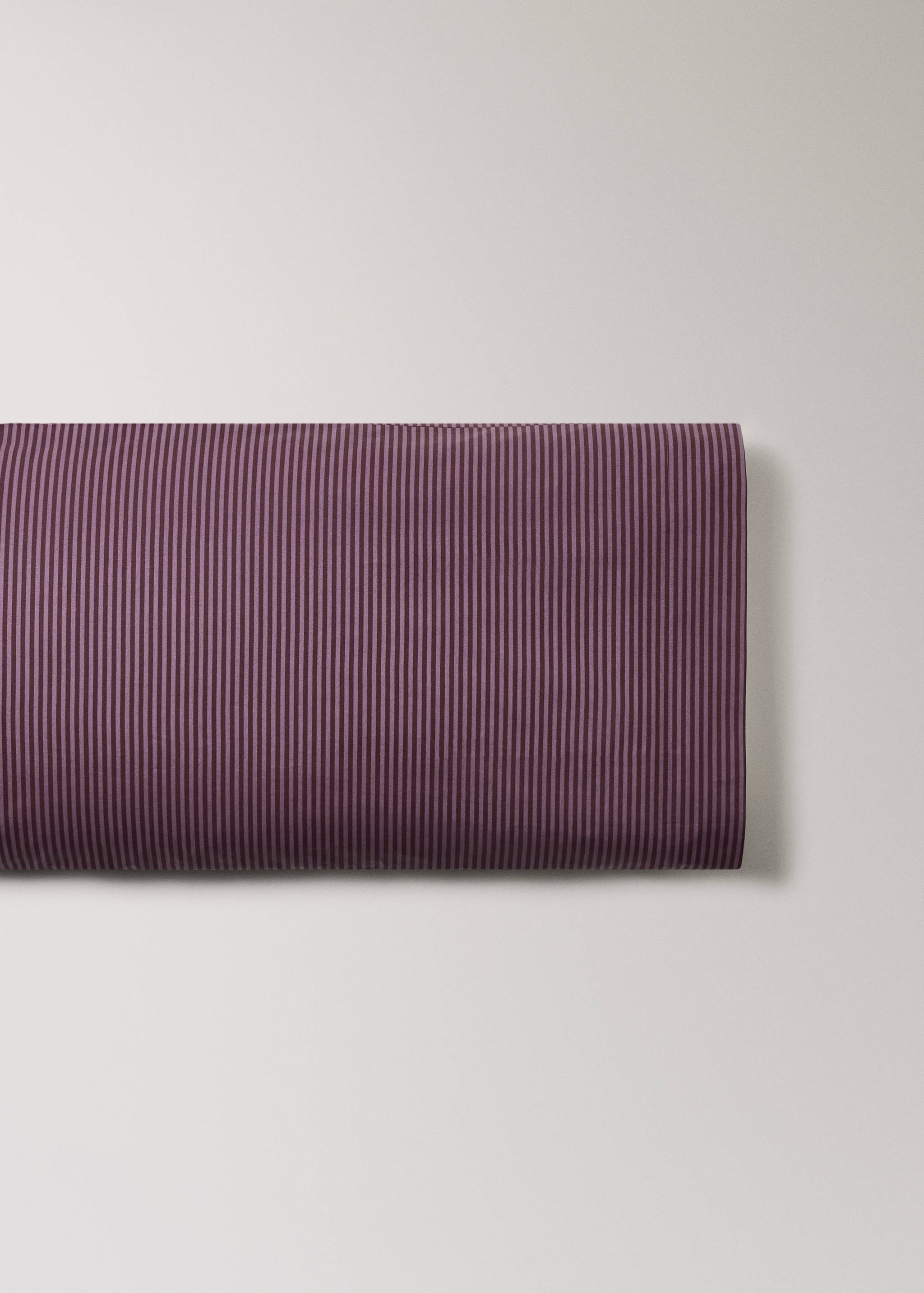 Çizgili pamuklu perkal yastık kılıfı 45x110cm - Modelsiz ürün