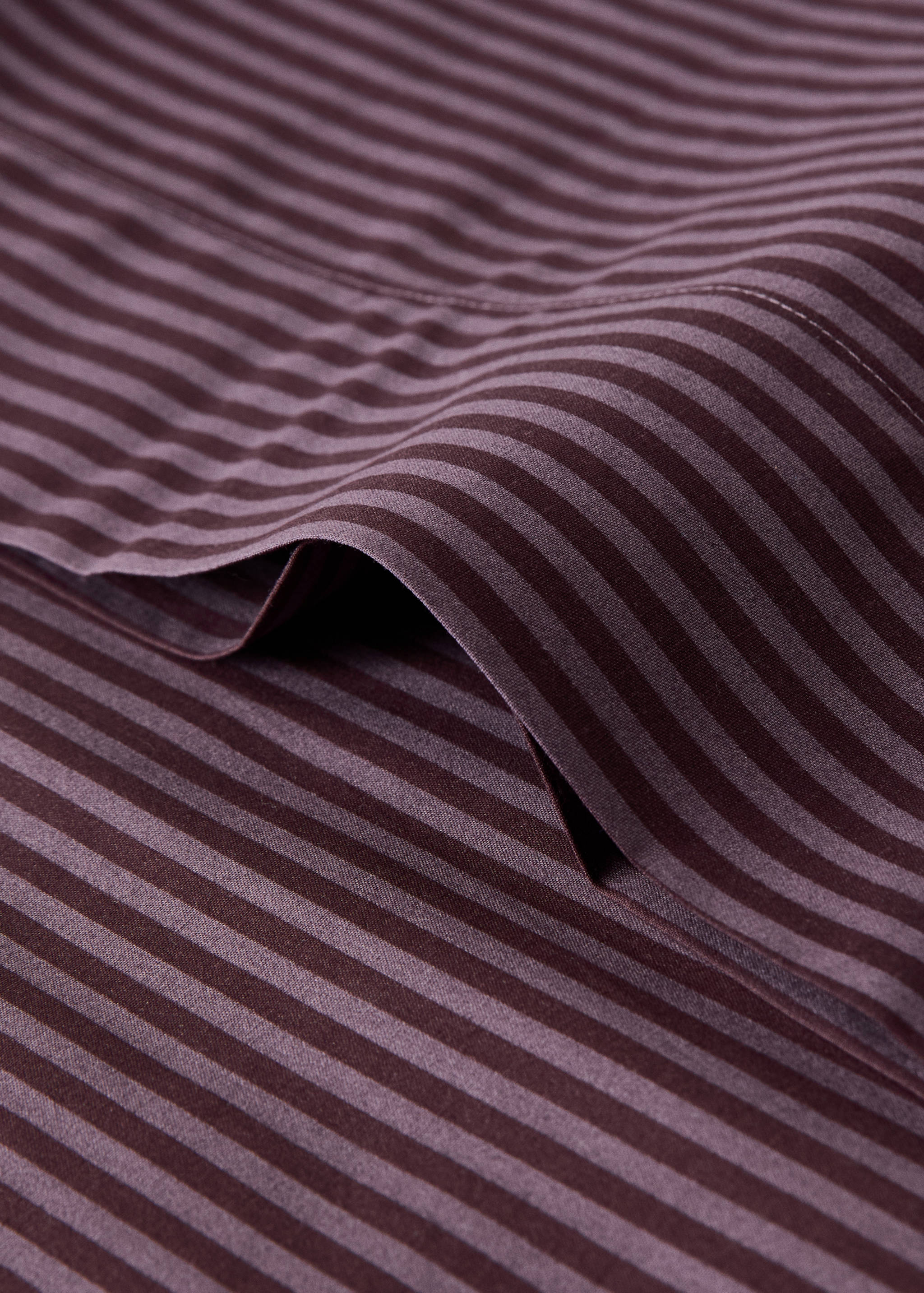 Çizgili pamuklu perkal yastık kılıfı 45x110cm - Ürün detayı 1