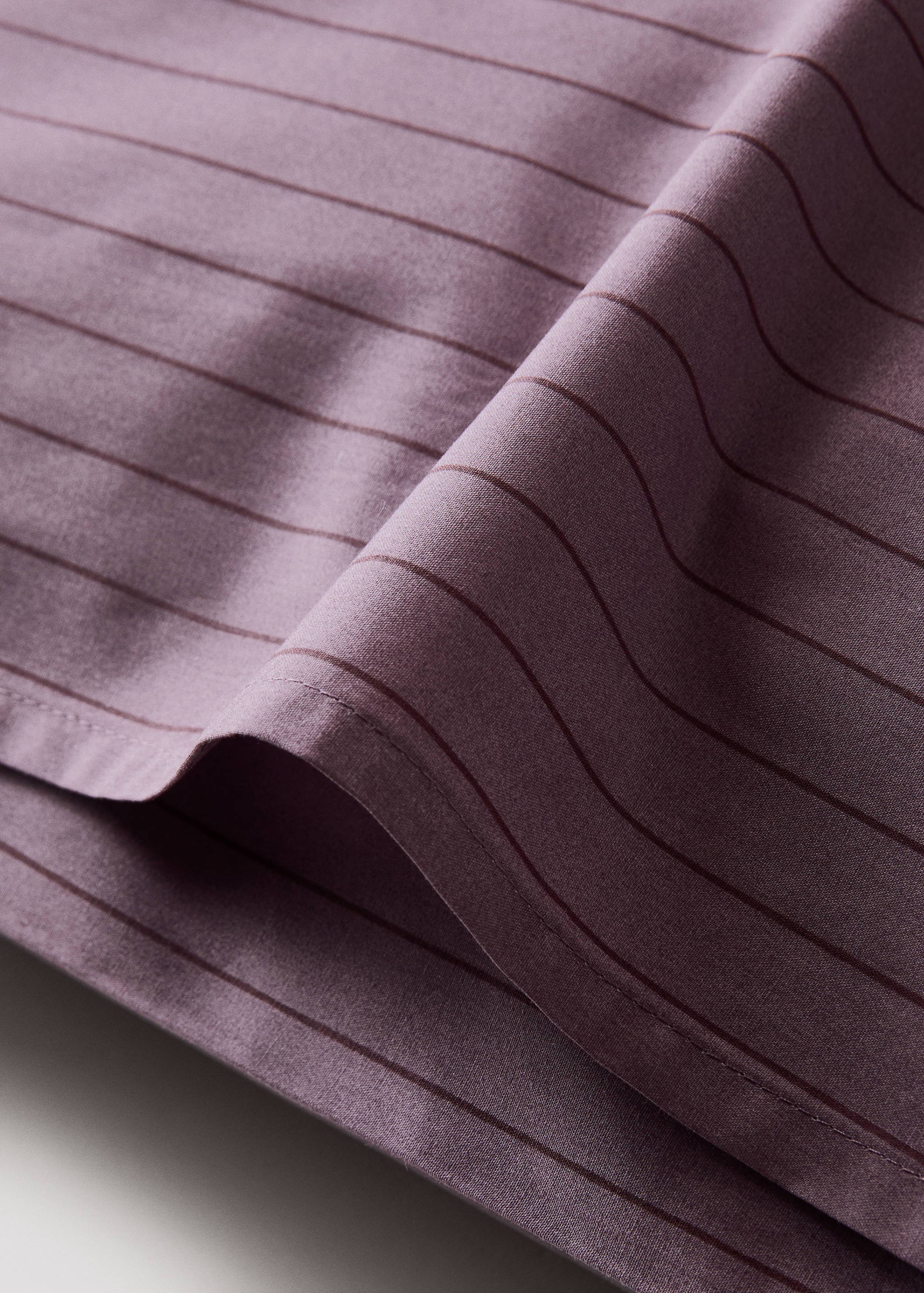 Çizgili perkal pamuklu iki adet yastık kılıfı 60x60 cm - Ürün detayı 3