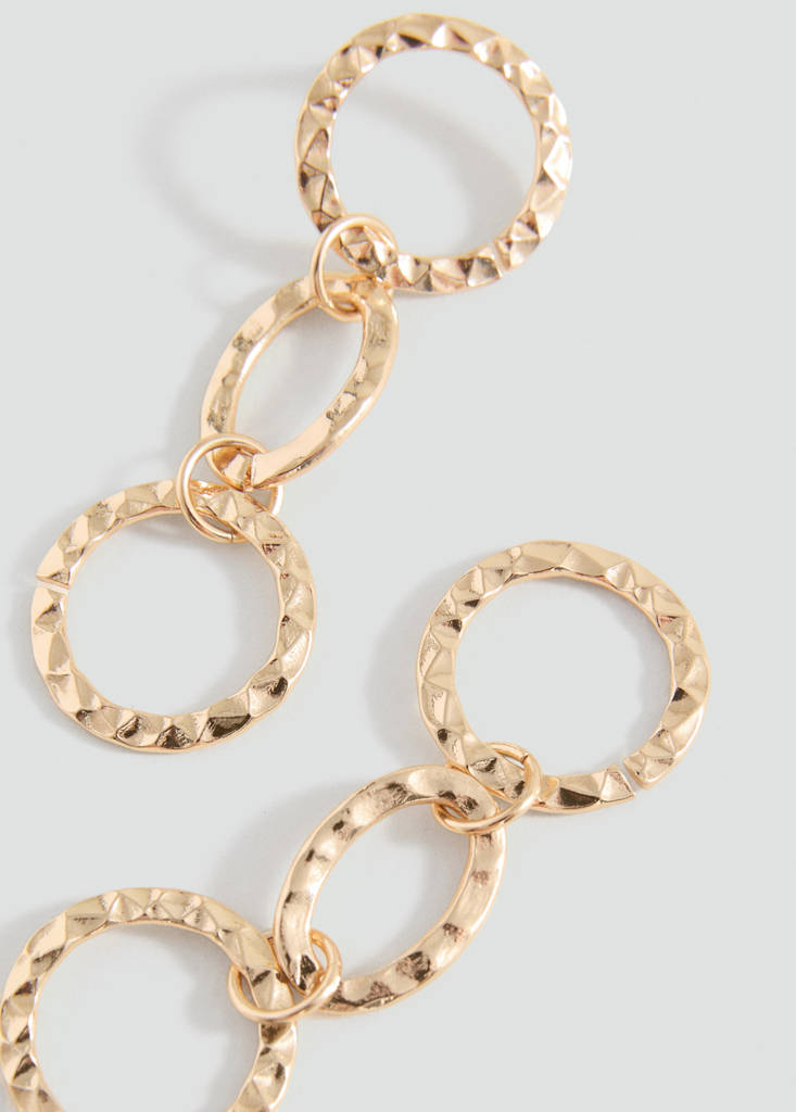 Pendant earrings — Gold