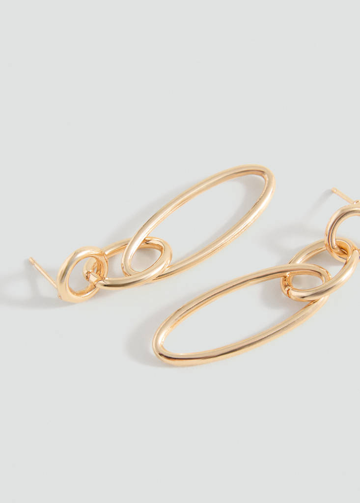 Pendant earrings — Gold