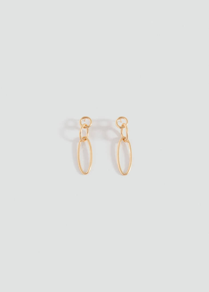 Pendant earrings — Gold