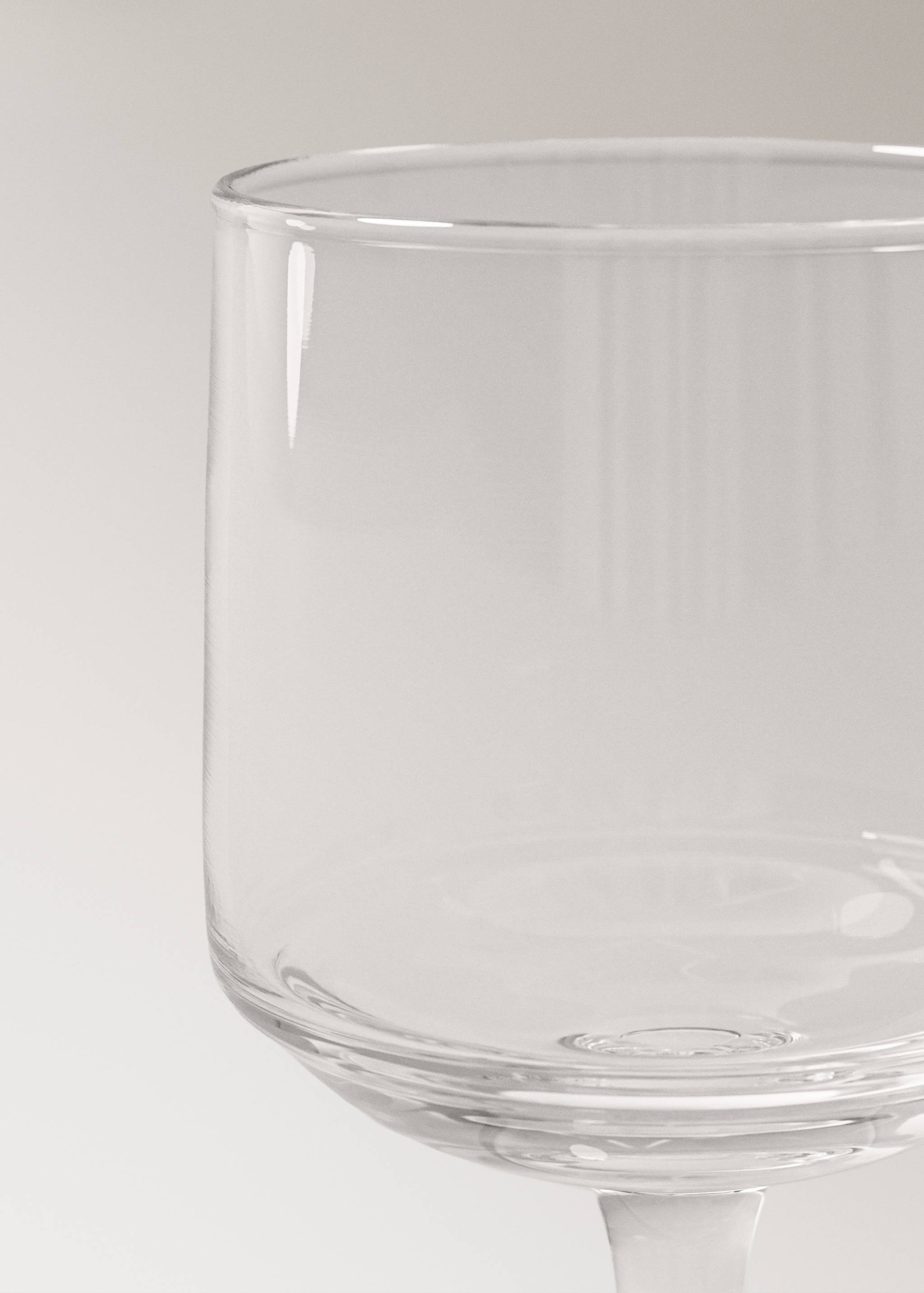 Prozirna staklena čaša - Detalji artikla 1