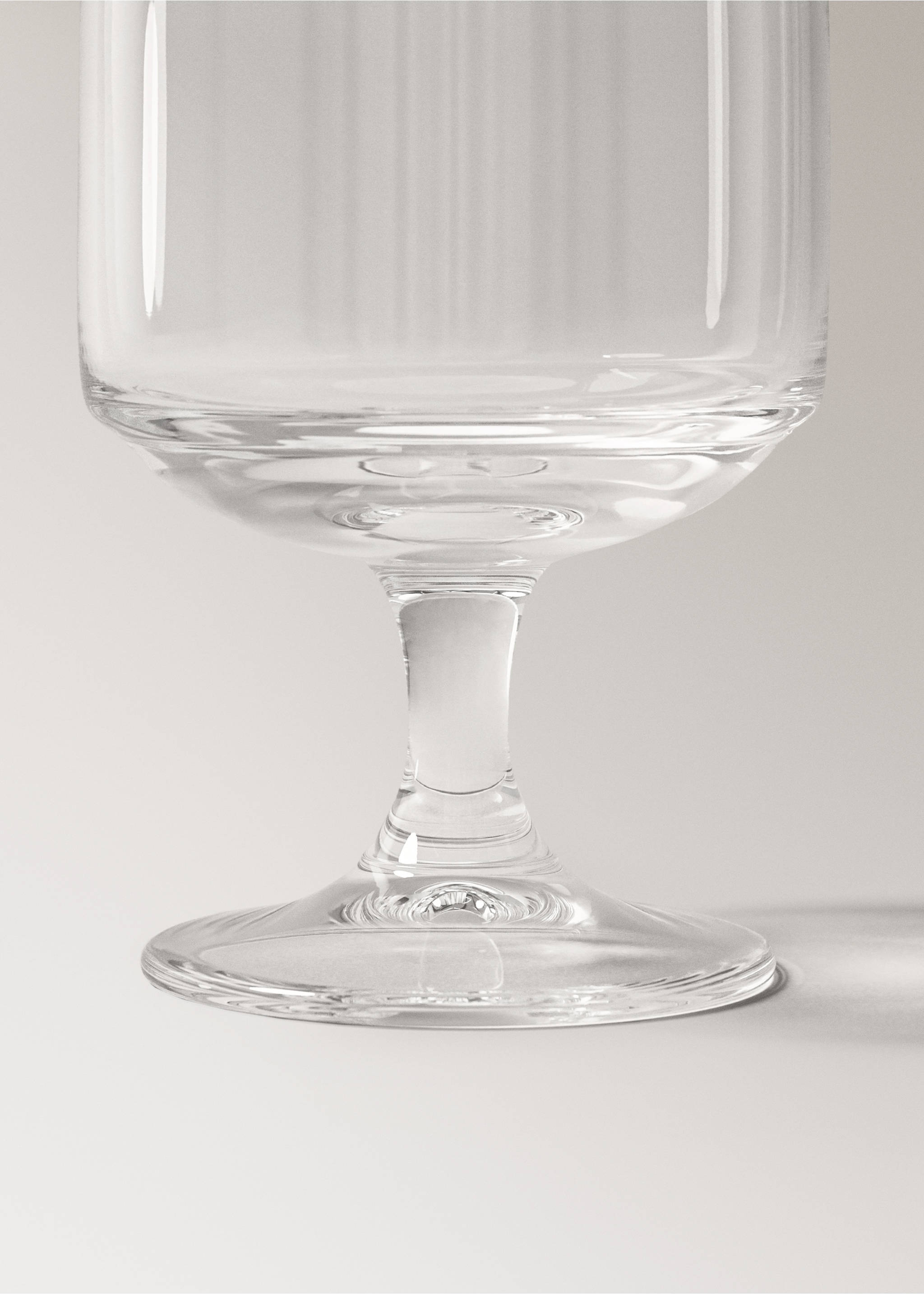 Clear glass cup - Details of the article 2, Off White. Ref: 17023828-00.