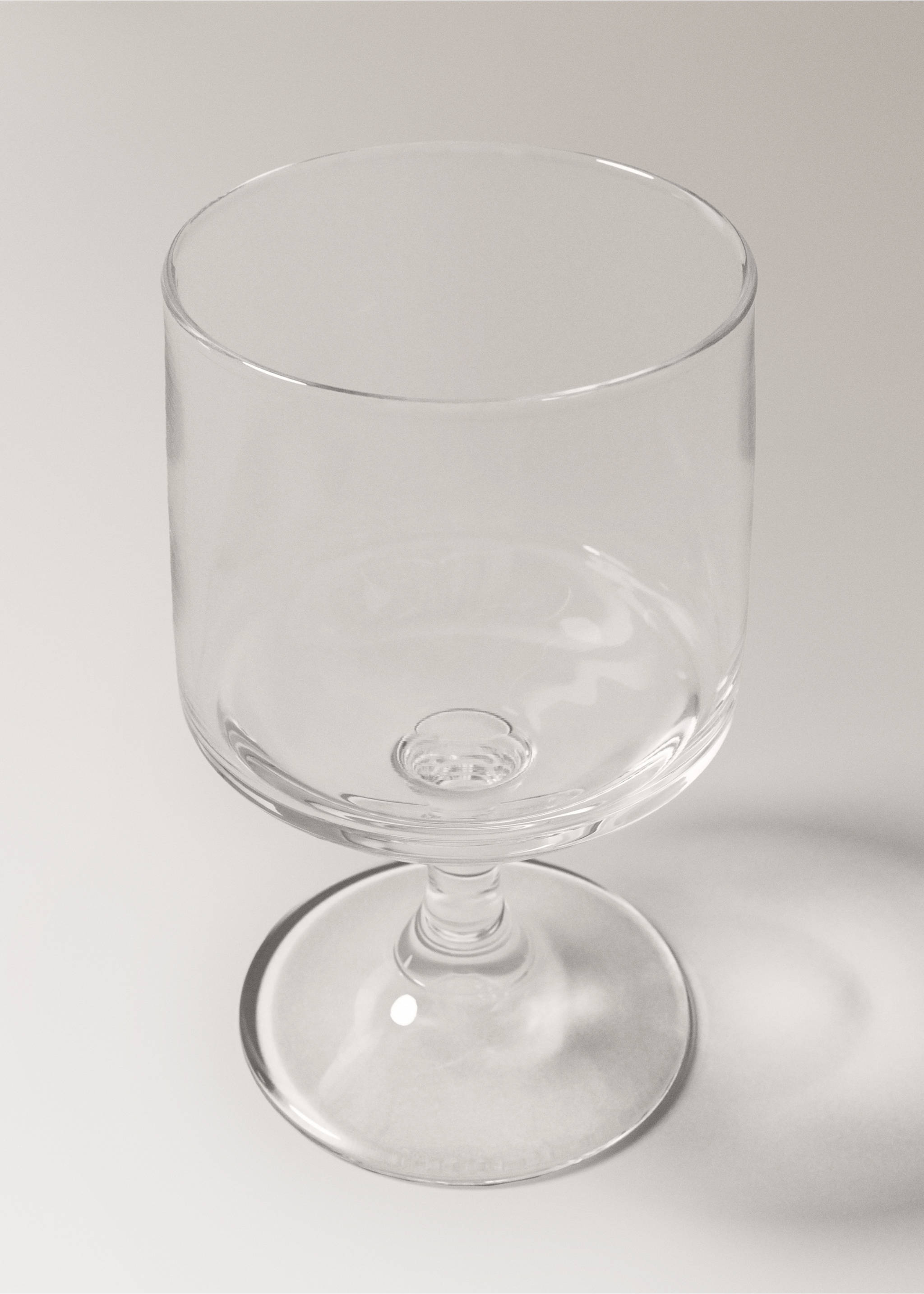 Clear glass cup - Details of the article 3, Off White. Ref: 17023828-00.