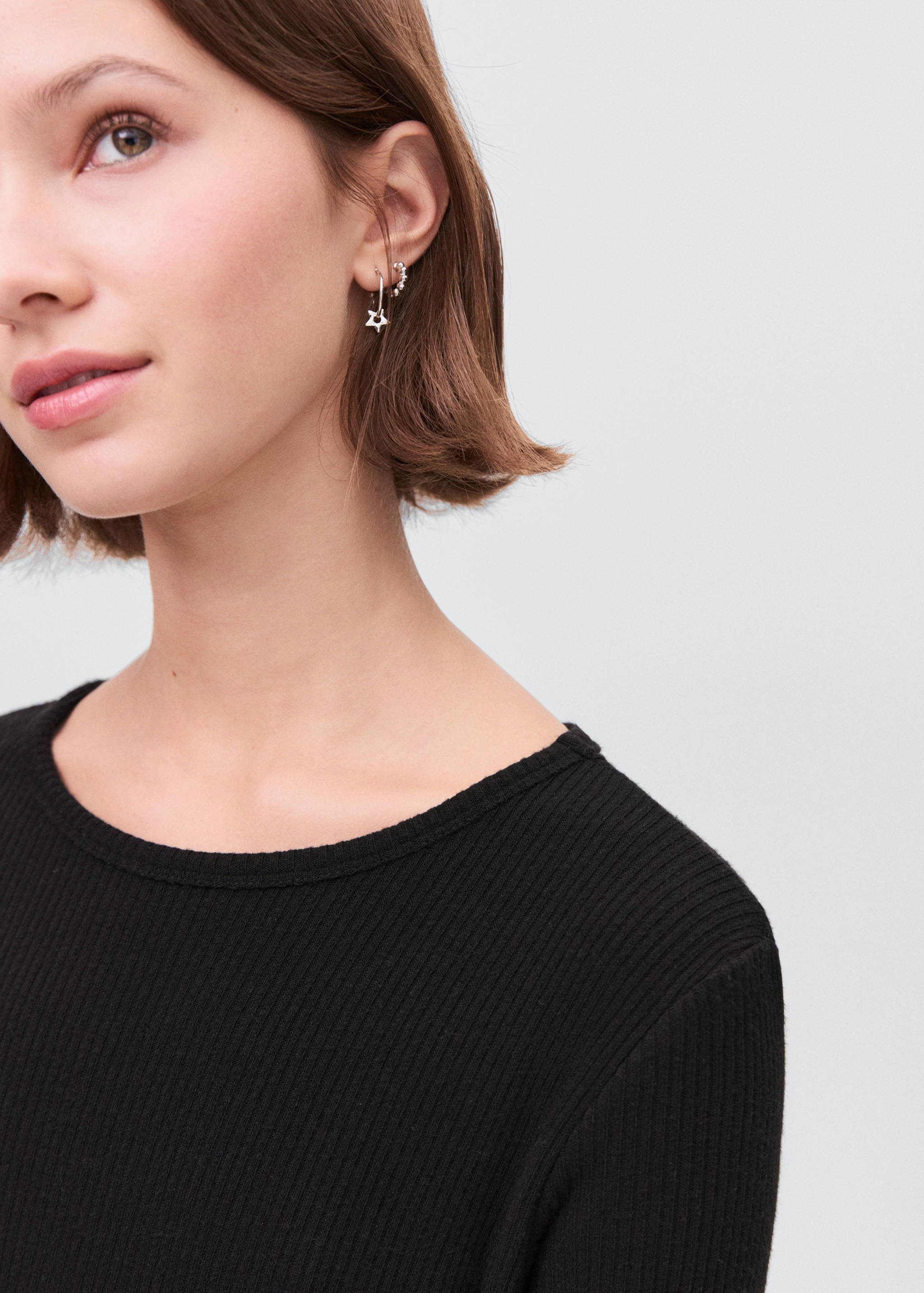 Long dress with side slit - Details of the article 1