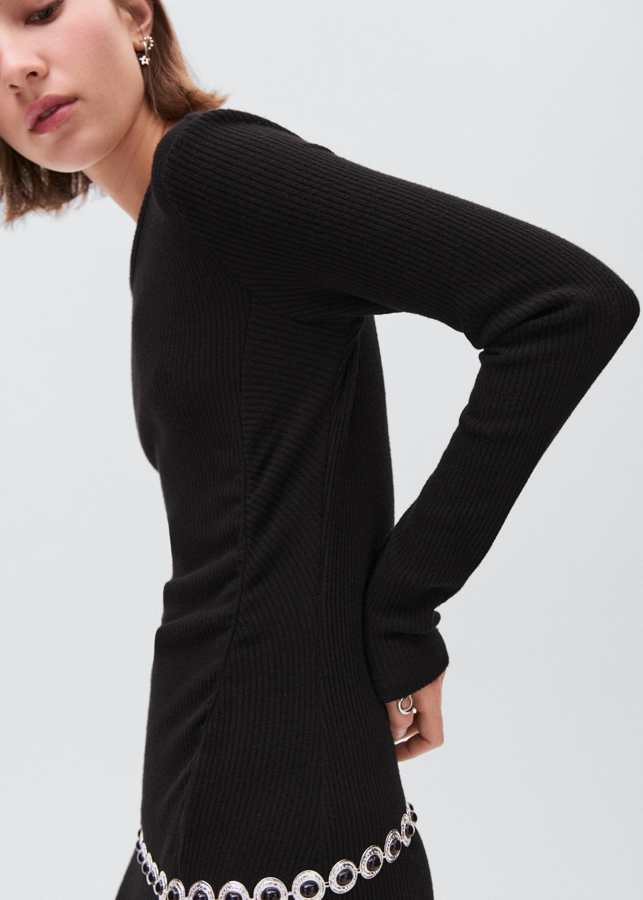 Long dress with side slit - Details of the article 2