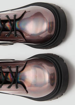 Zipped metallic boots — Maroon 6