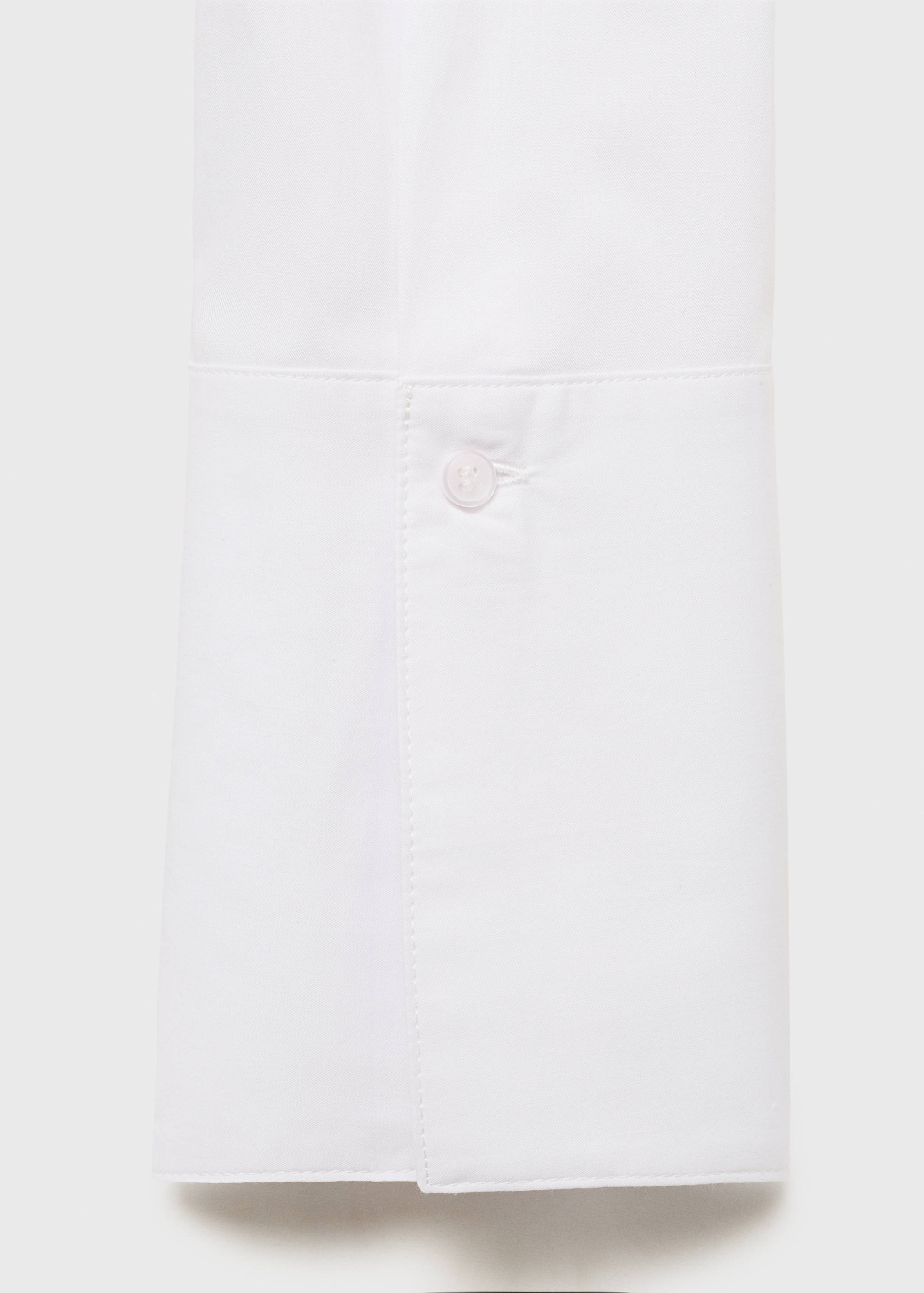 Shirt with concealed placket and collar - Details of the article 0