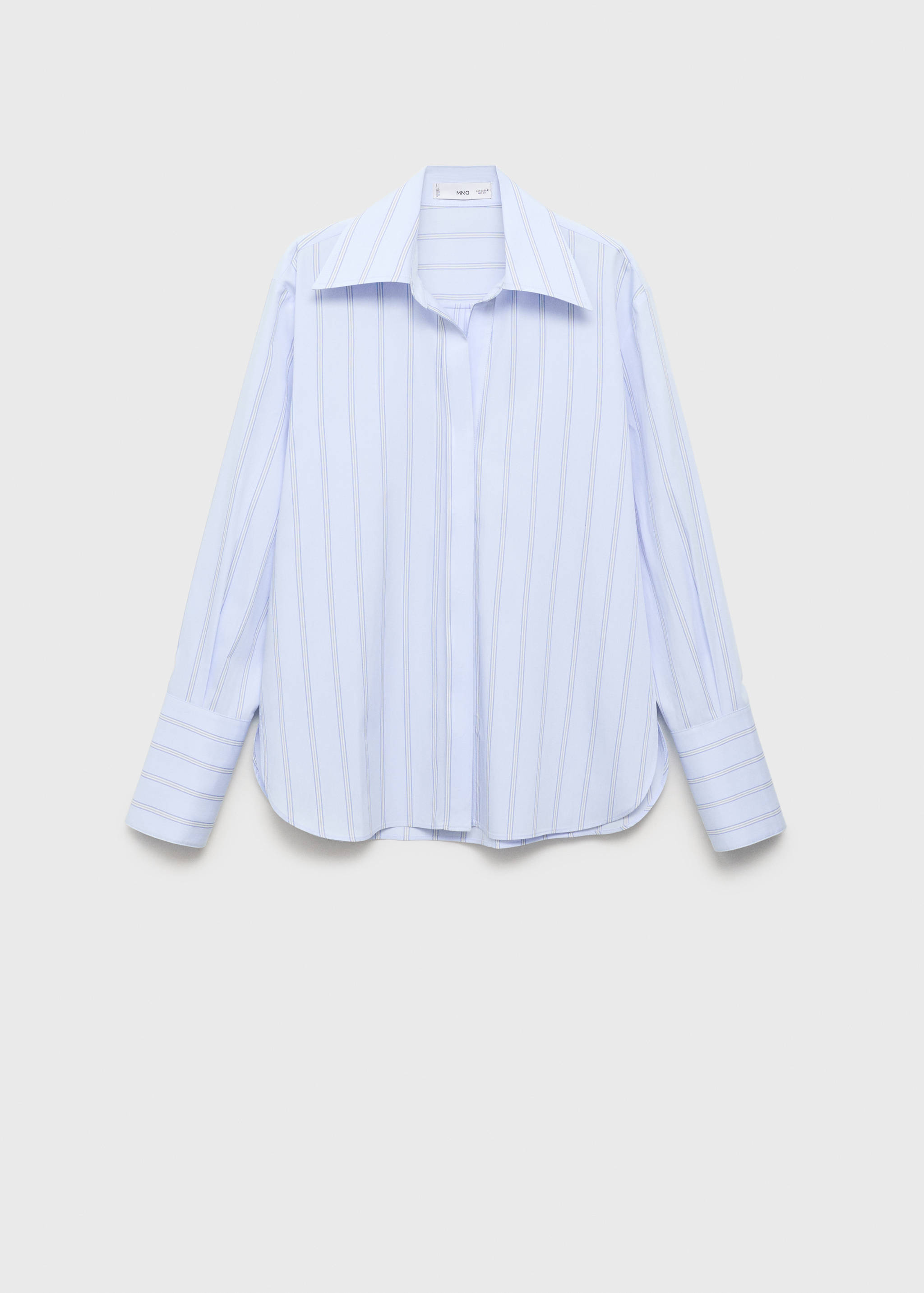 Lapels striped shirt - Article without model