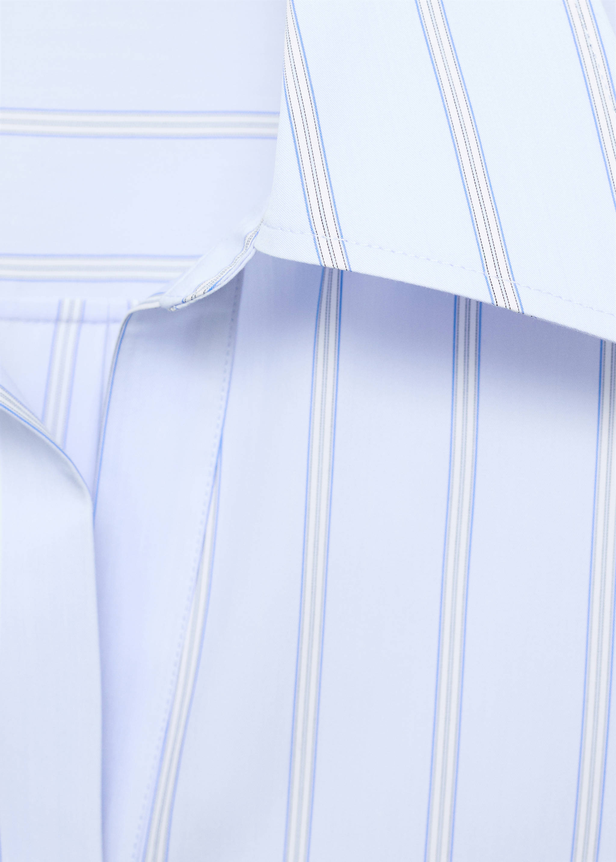 Lapels striped shirt - Details of the article 8