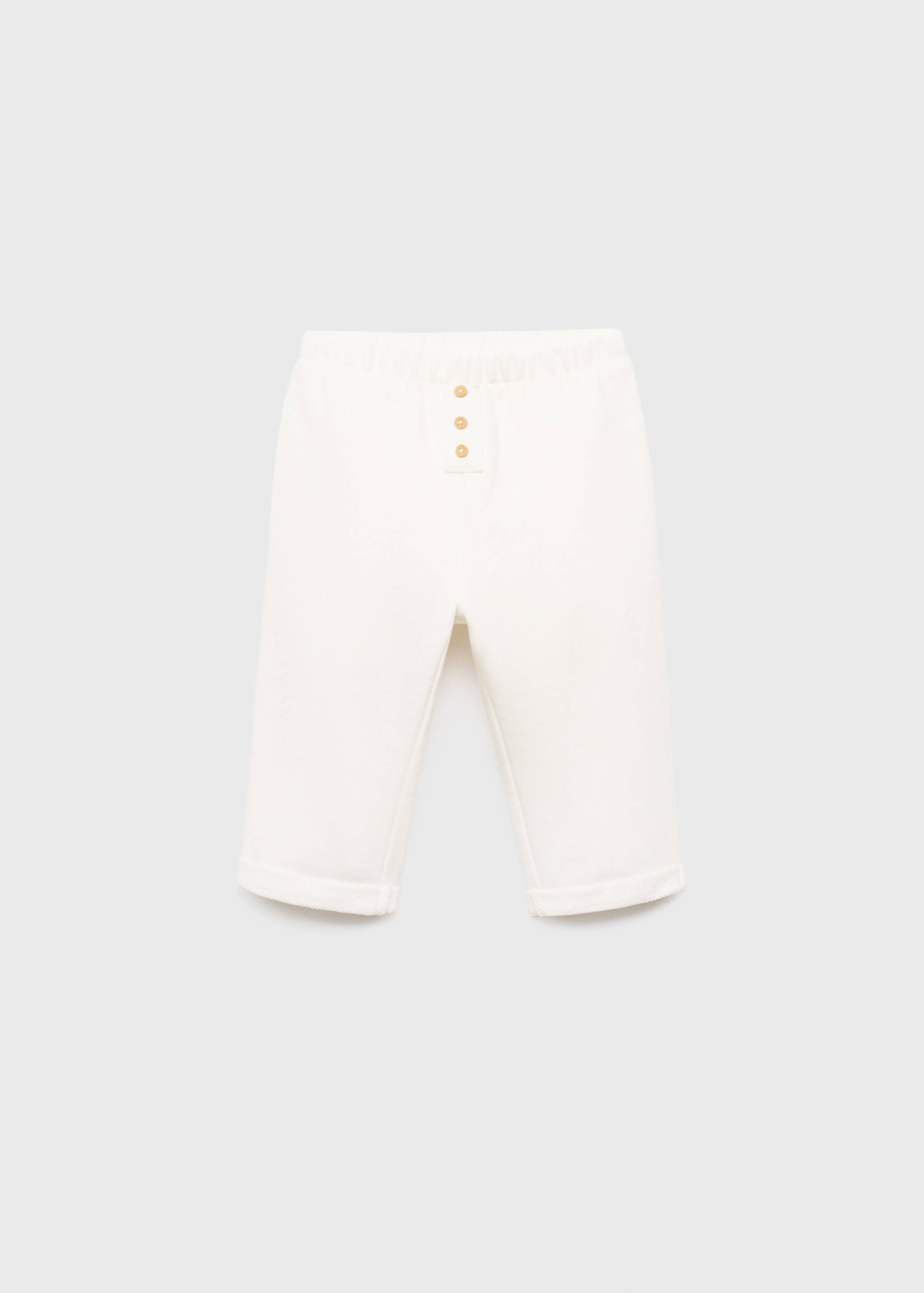 Buttons cotton pants - Article without model