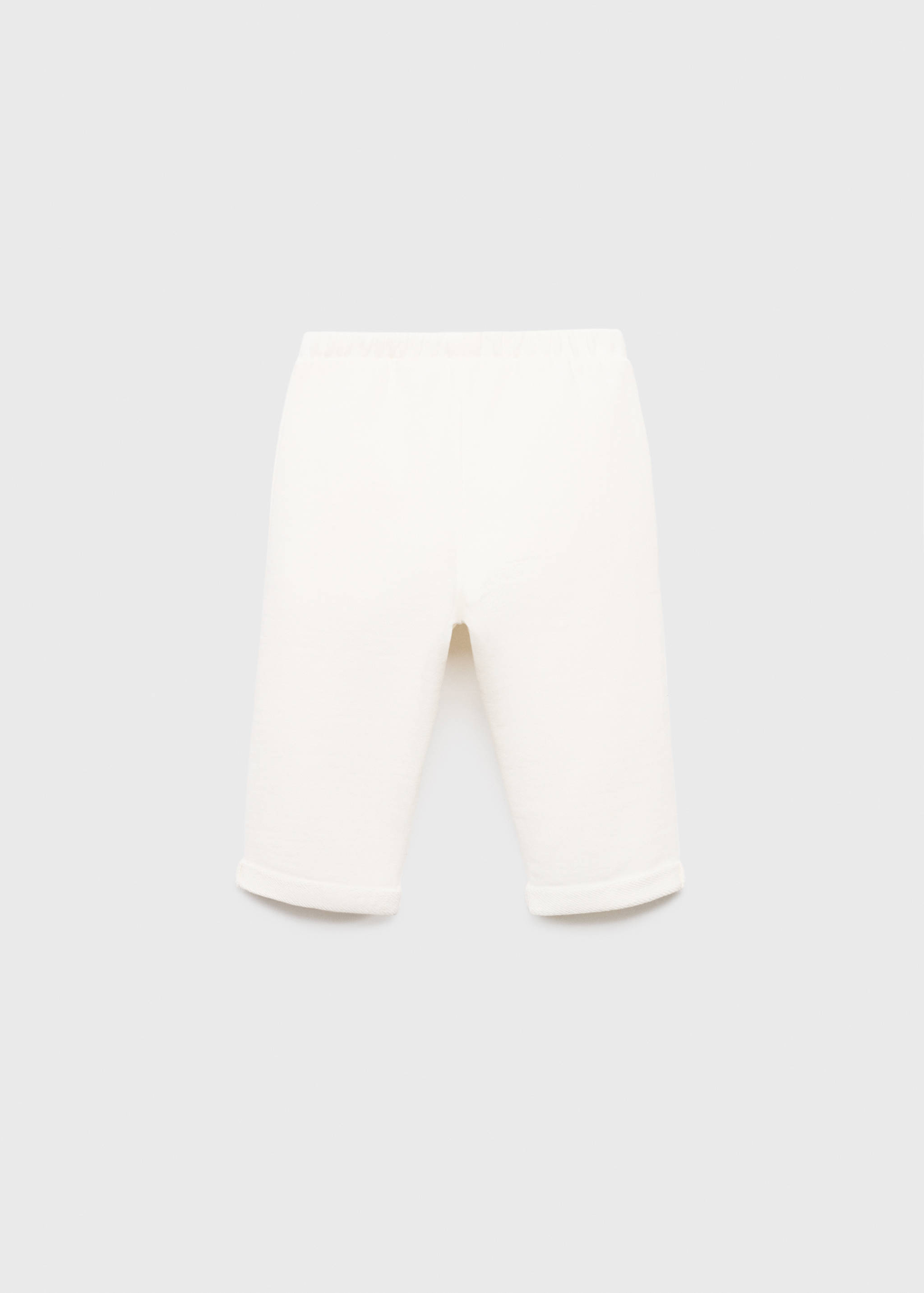 Buttons cotton pants - Reverse of the article