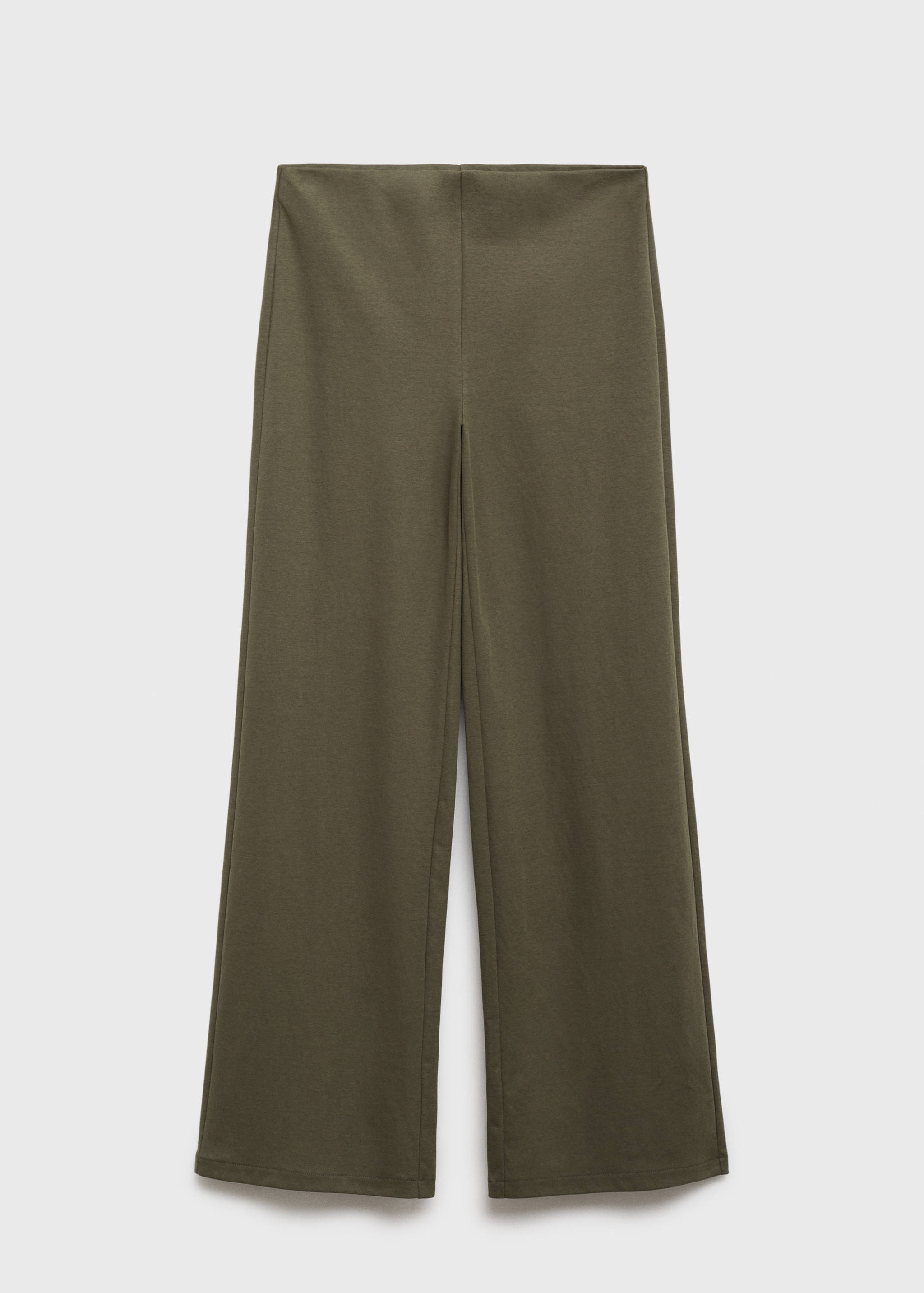 Straight-fit pants with elastic waist - Article without model
