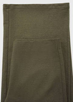 Straight-fit trousers with elastic waist — Khaki 7
