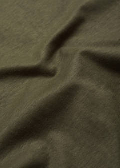 Straight-fit trousers with elastic waist — Khaki 8