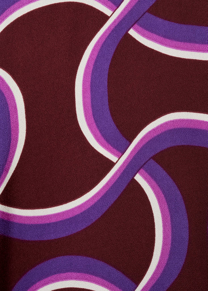 Shirt with abstract print — Purple