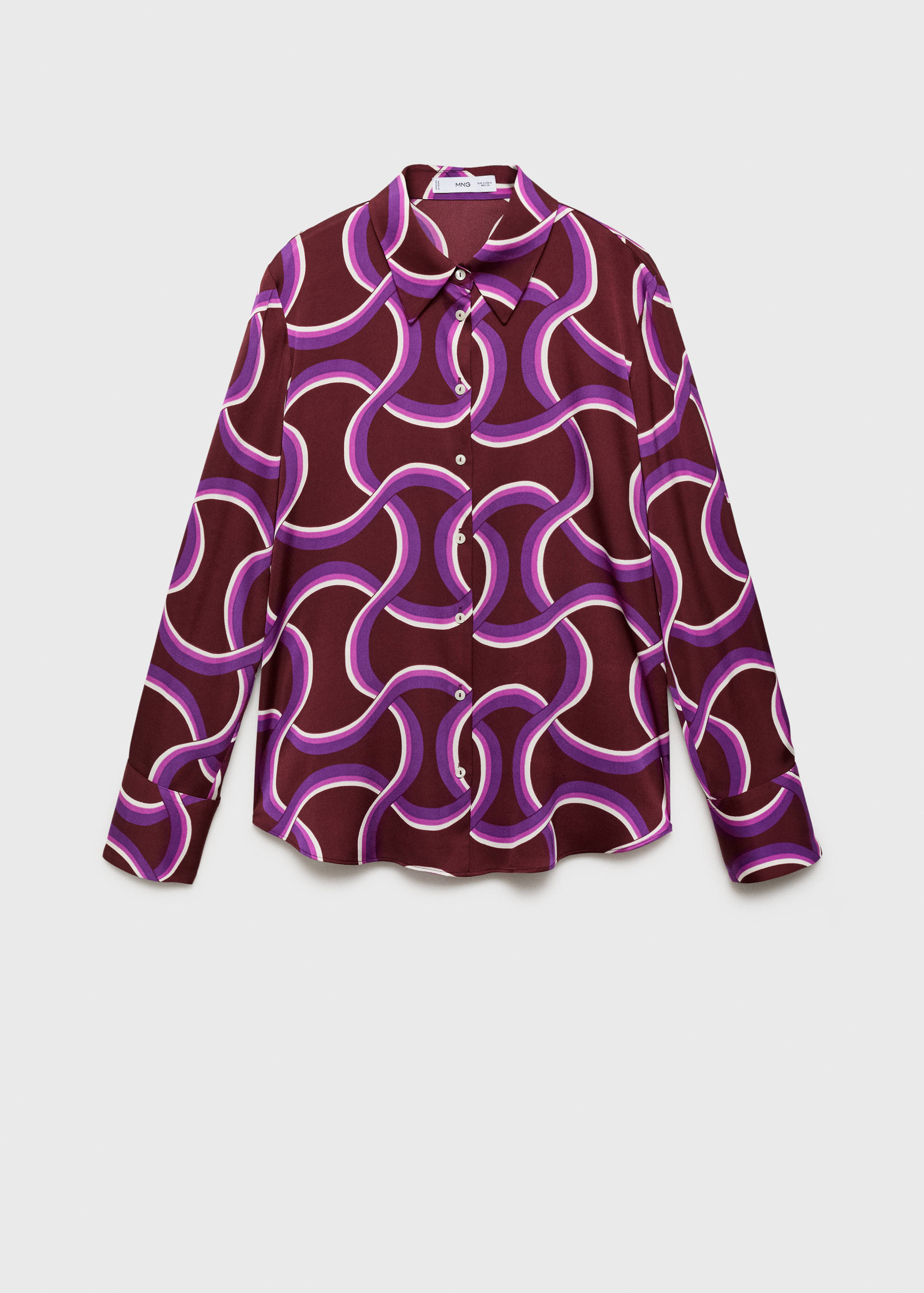 Shirt with abstract print - Article without model