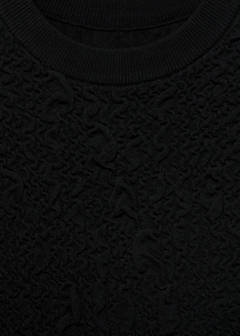 Textured crepe top — Black 7