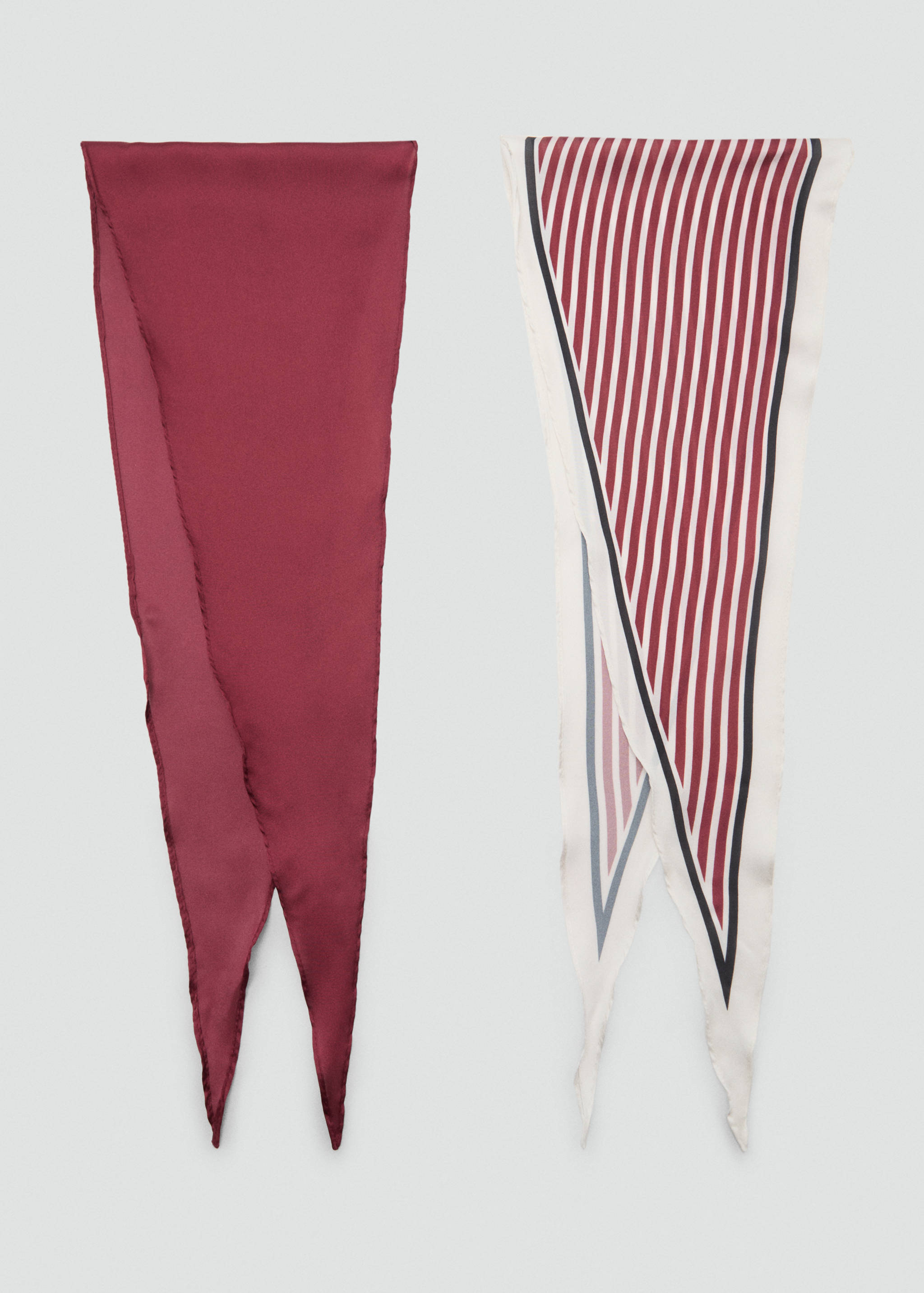 Set of 2 combined scarves - Article without model