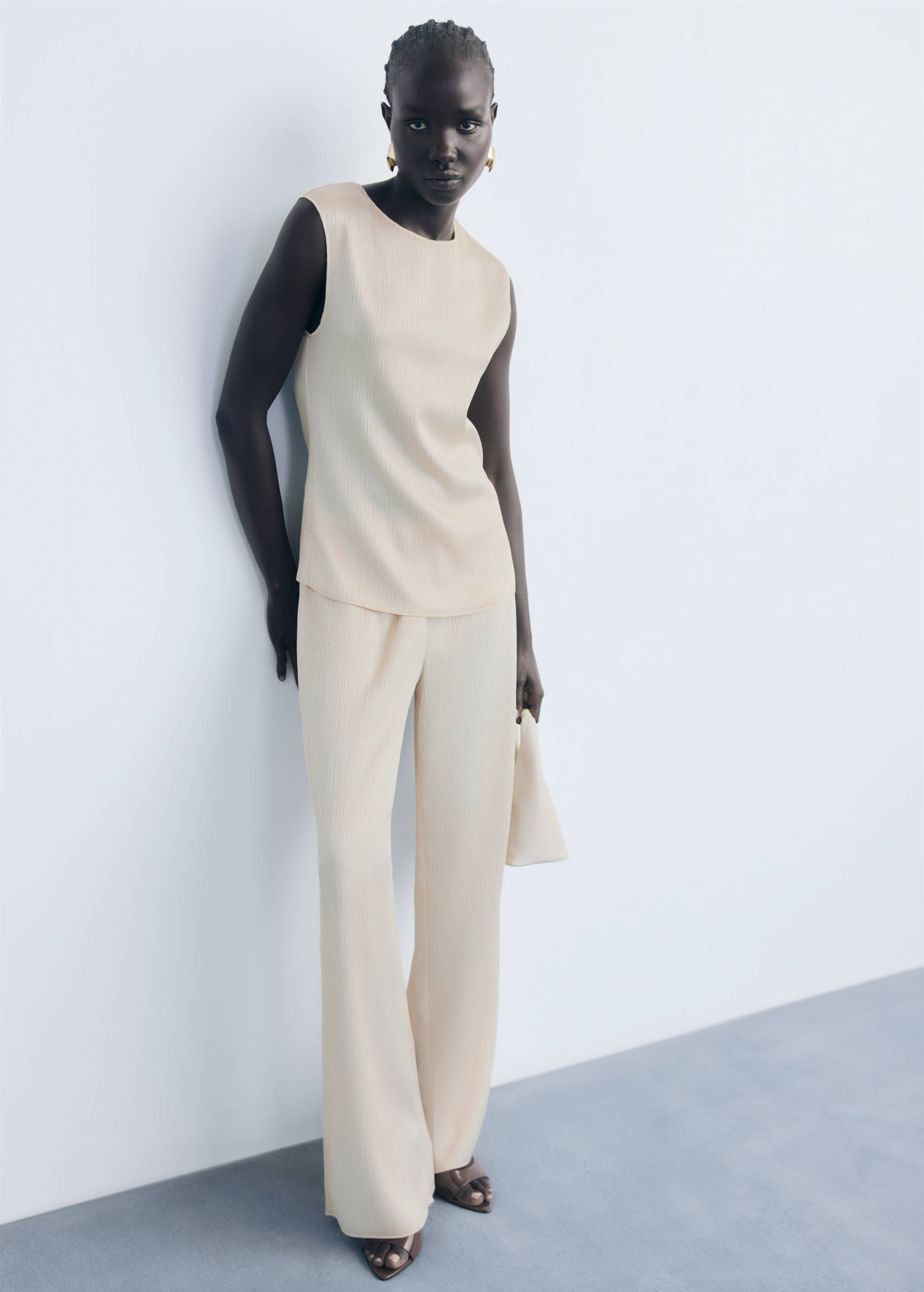 Top maglia plissettato - Piano generale