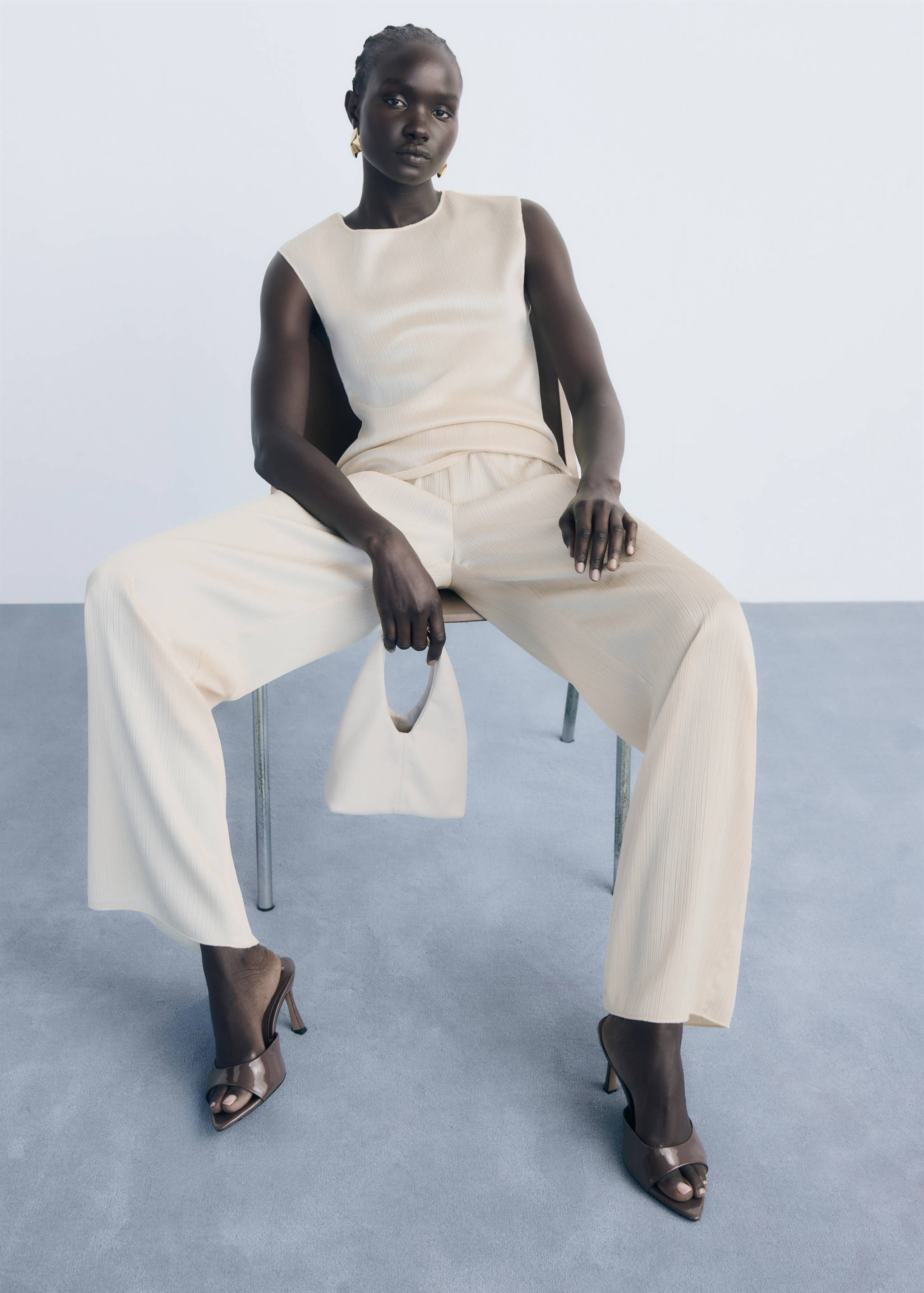 Top maglia plissettato - Dettaglio dell'articolo 1