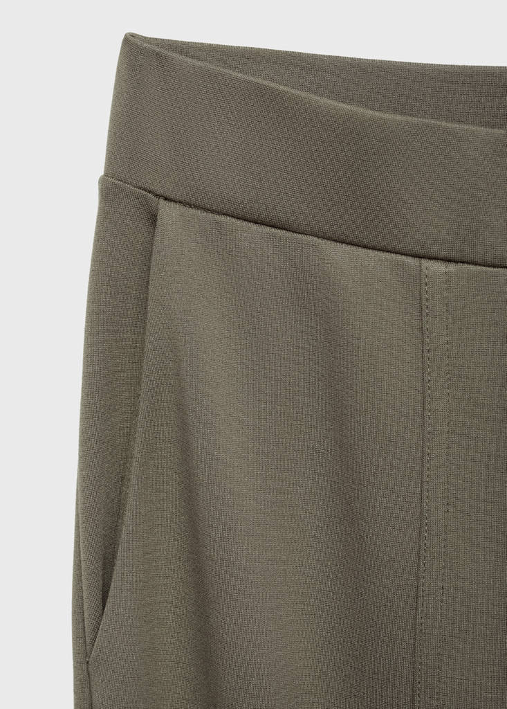 Jogger trousers with elastic waist — Medium Brown