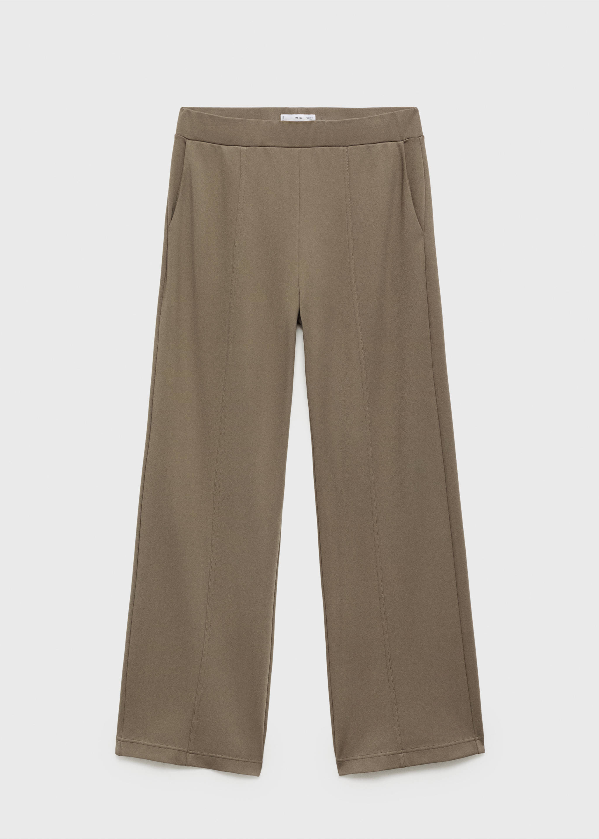 Jogger trousers with elastic waist - Article without model, Medium Brown. Ref: 17024098-00.