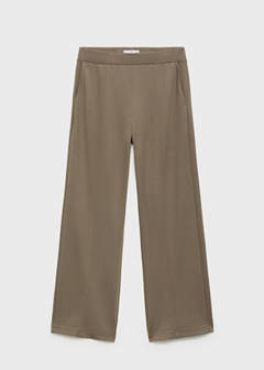 Jogger trousers with elastic waist — Medium Brown 7