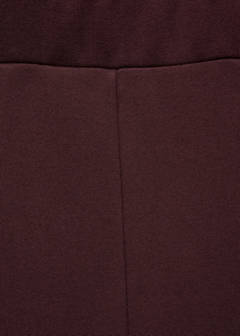 Jogger trousers with elastic waist — Burgundy 12
