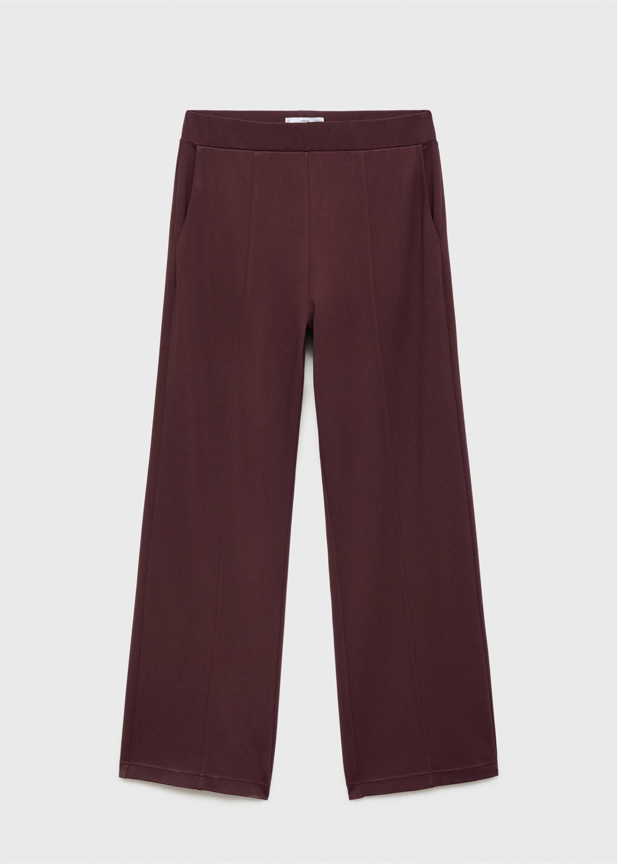 Jogger trousers with elastic waist - Article without model, Burgundy. Ref: 17024098-00.