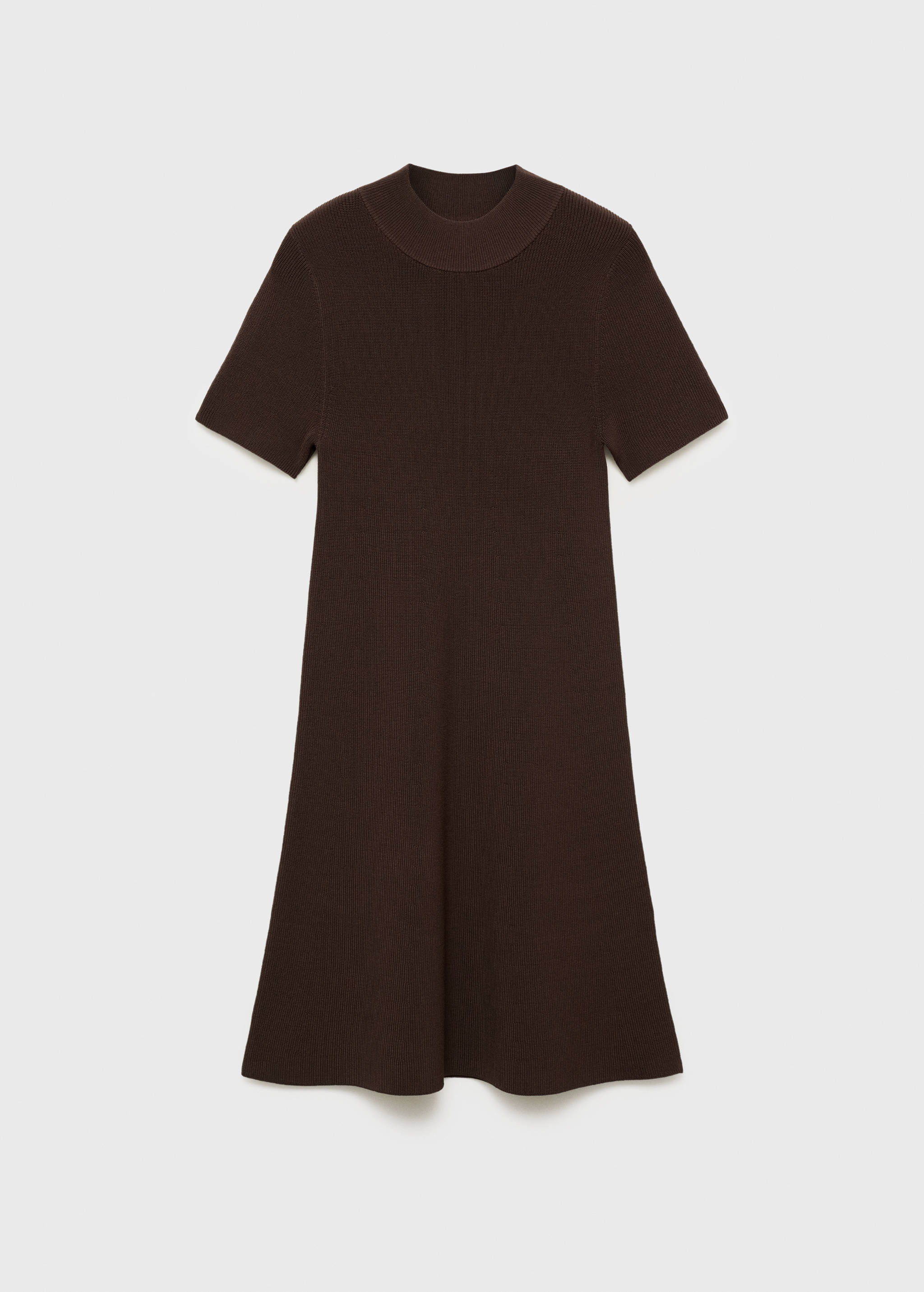 Perkins-neck knitted dress - Article without model