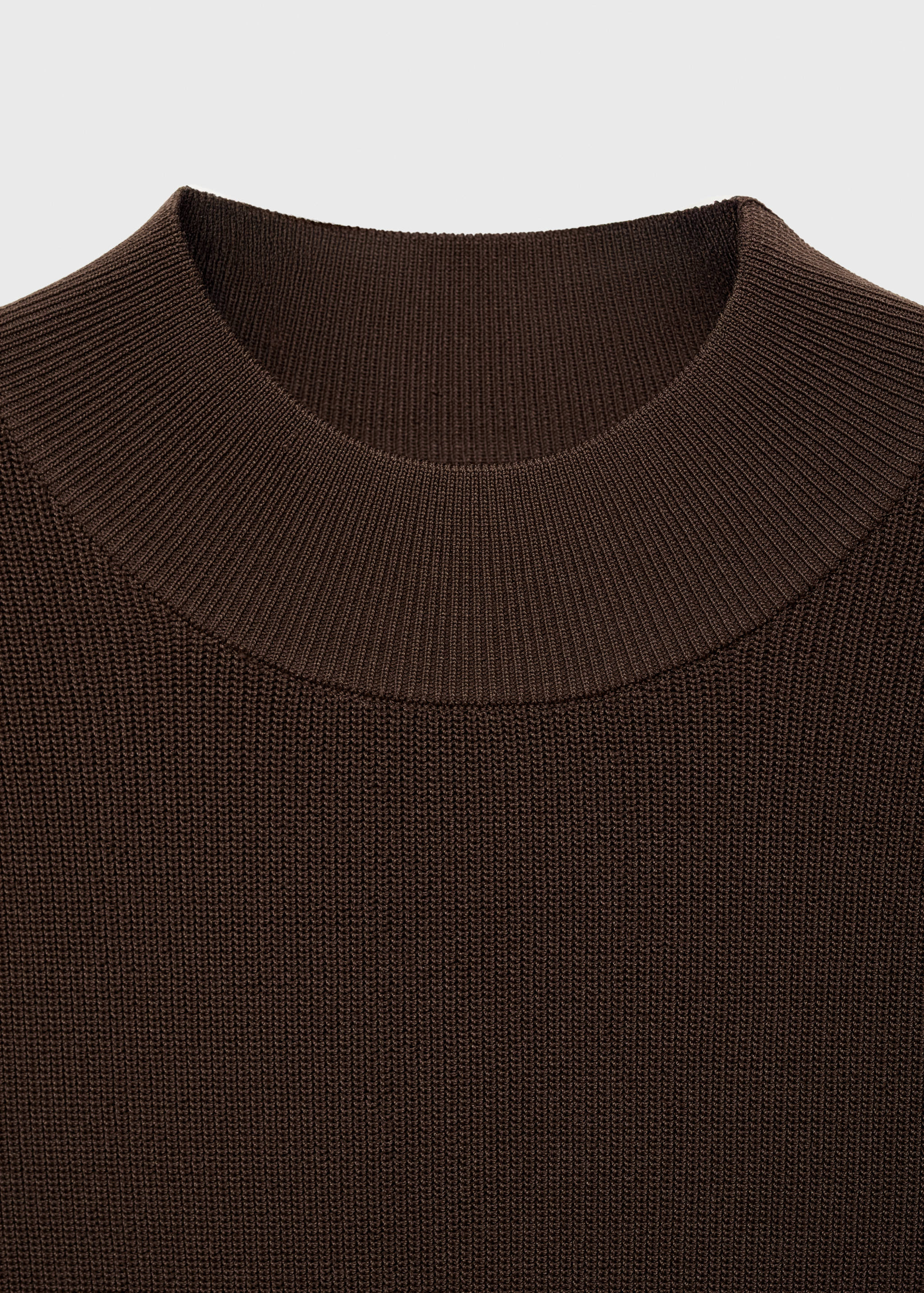 Perkins-neck knitted dress - Details of the article 8