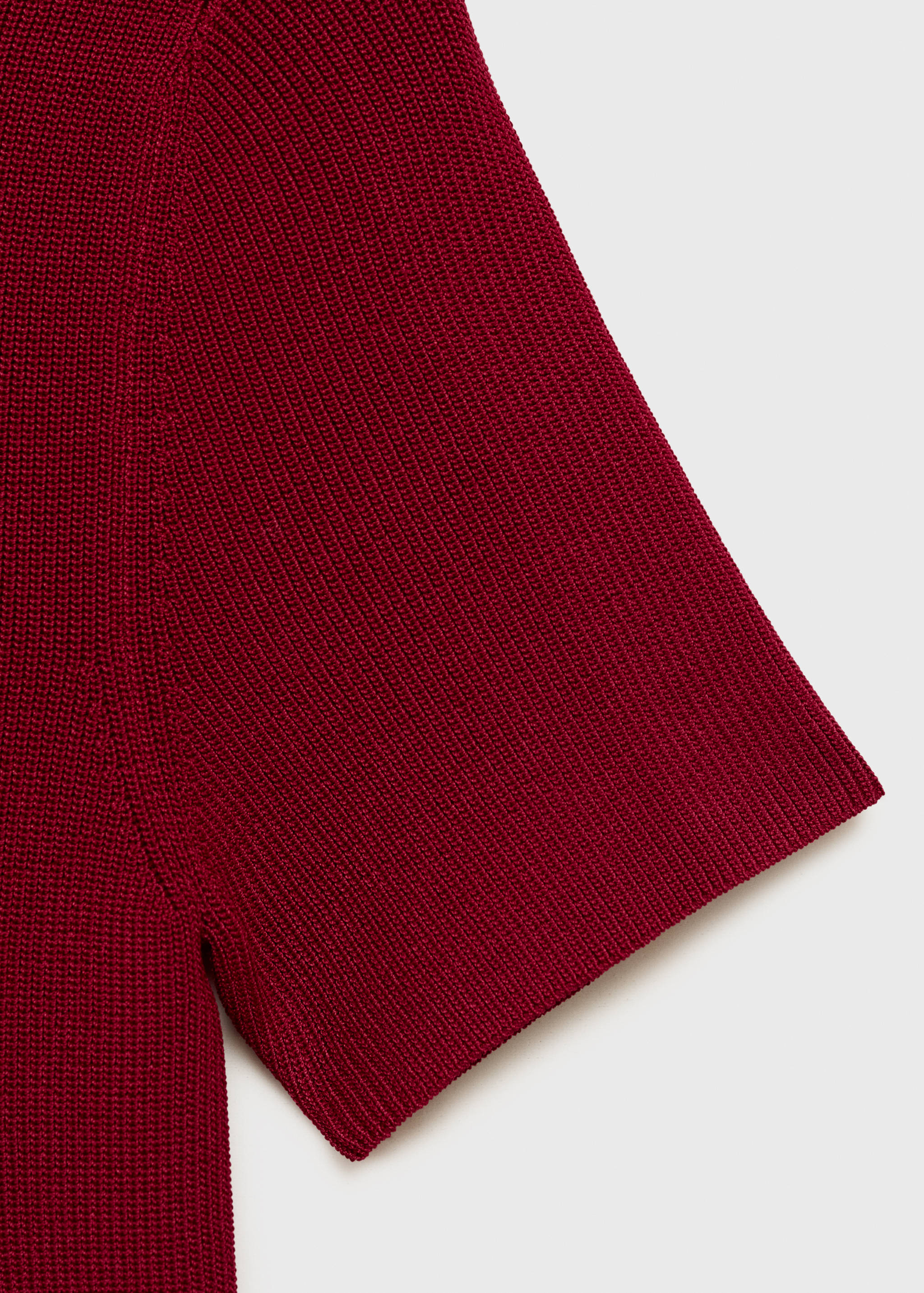 Perkins-neck knitted dress - Details of the article 8