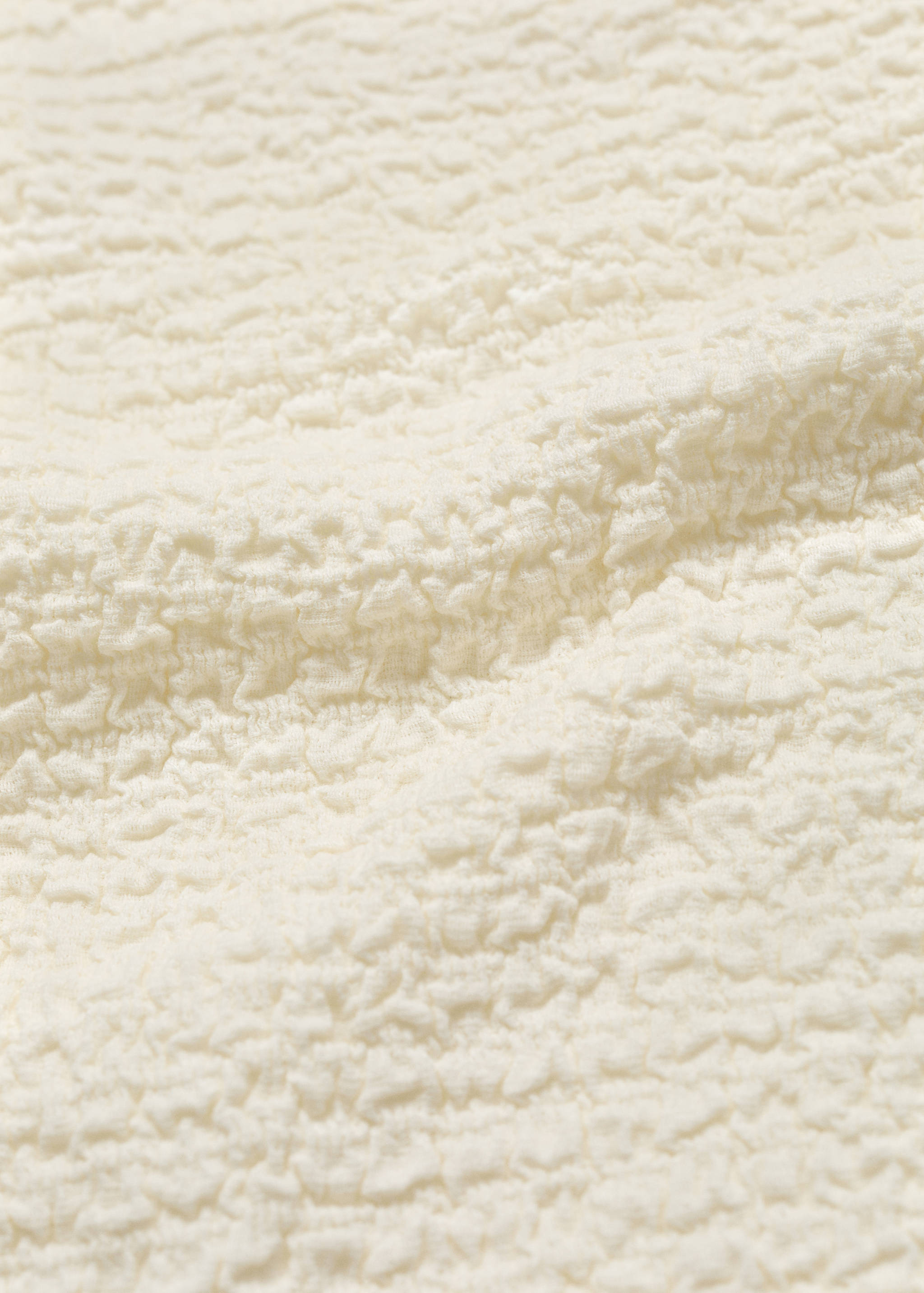 Textured cotton top - Details of the article 8