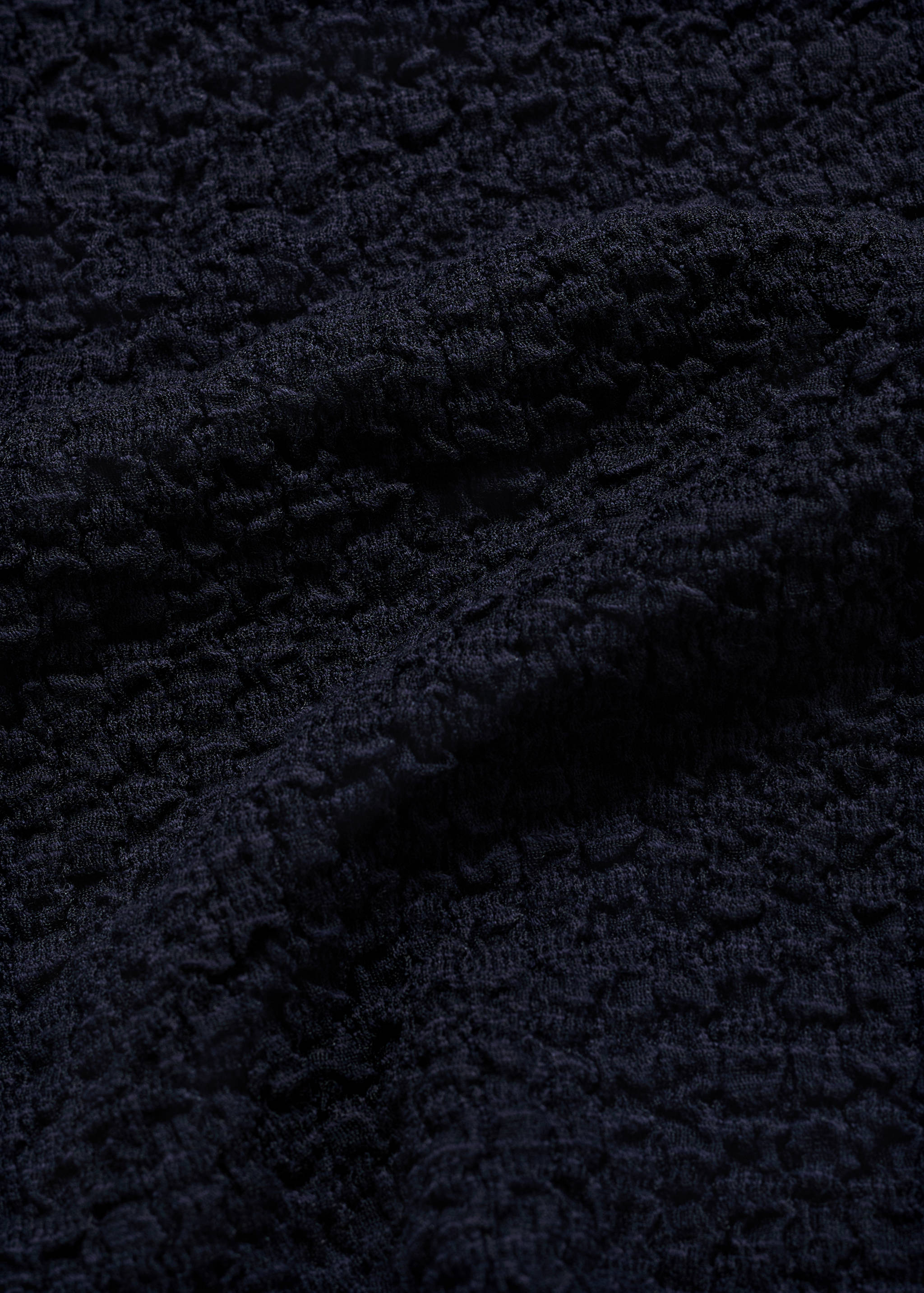 Textured cotton top - Details of the article 8