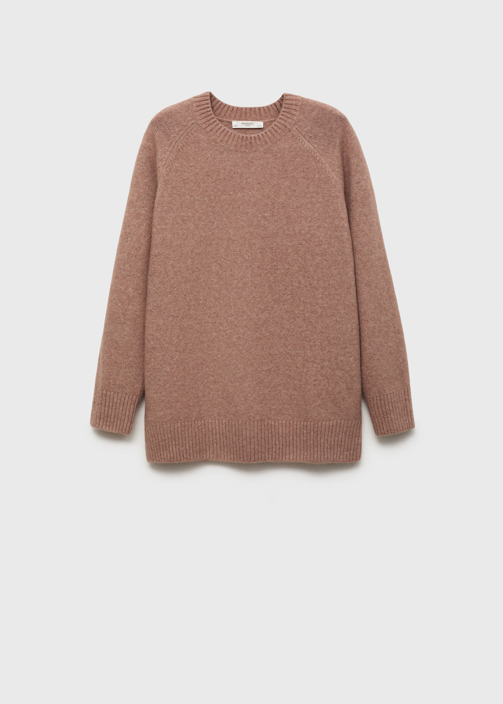 Round-neck knitted sweater - Article without model