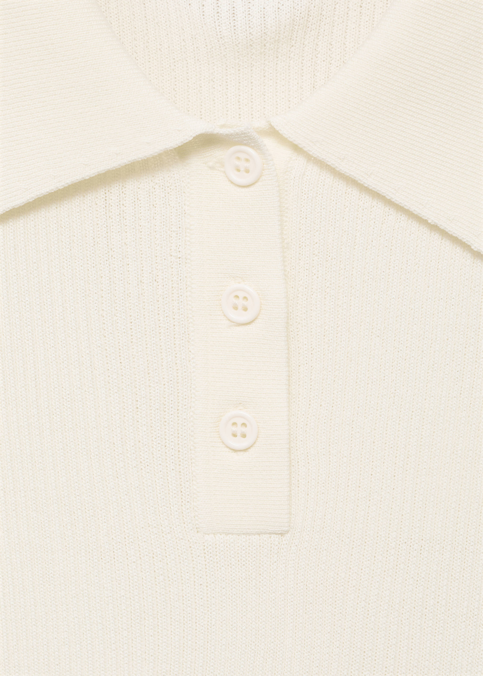 Sweter z krótkim rękawem i kołnierzykiem polo - Szczegóły artykułu 8