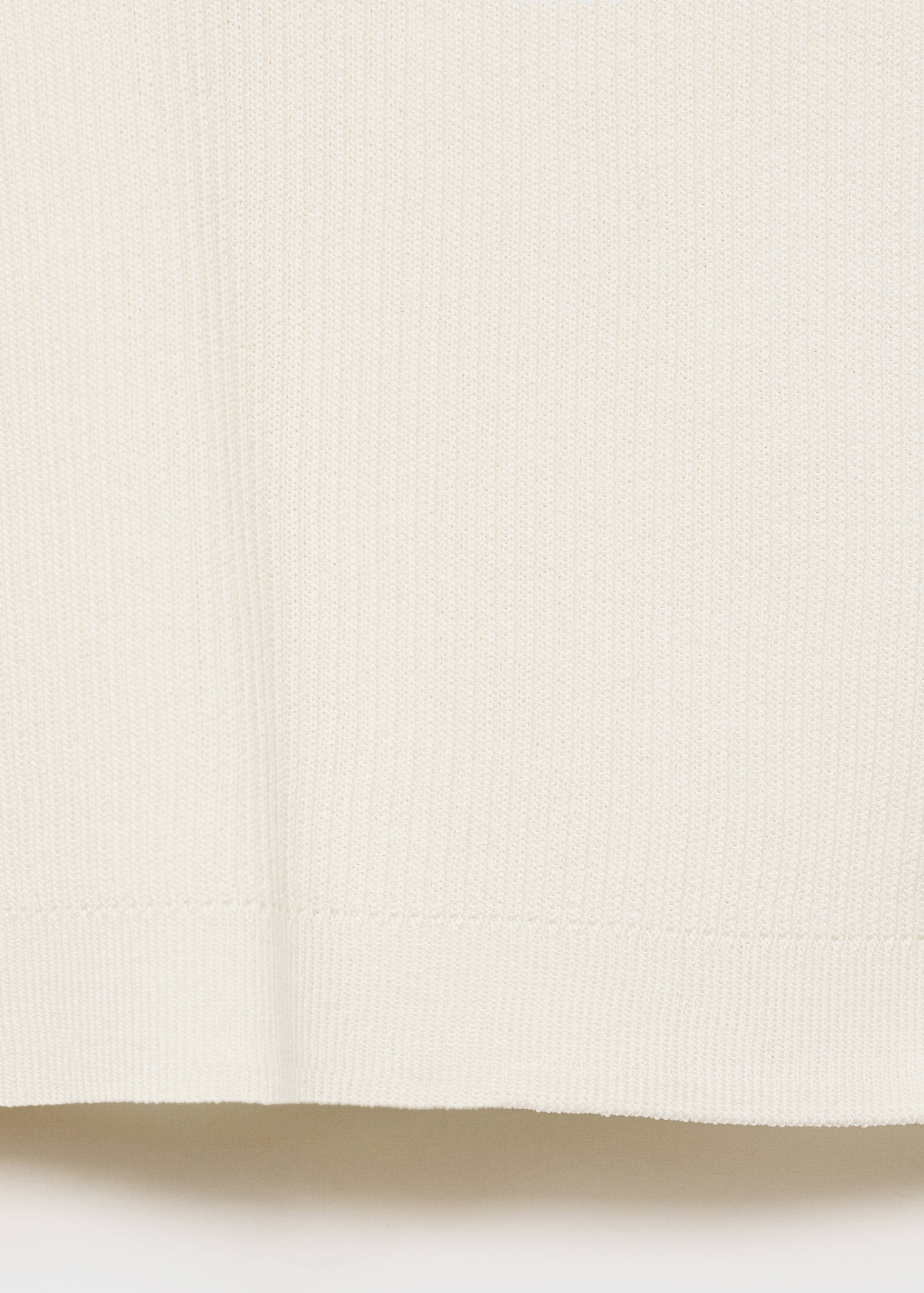 Sweter z krótkim rękawem i kołnierzykiem polo - Szczegóły artykułu 0