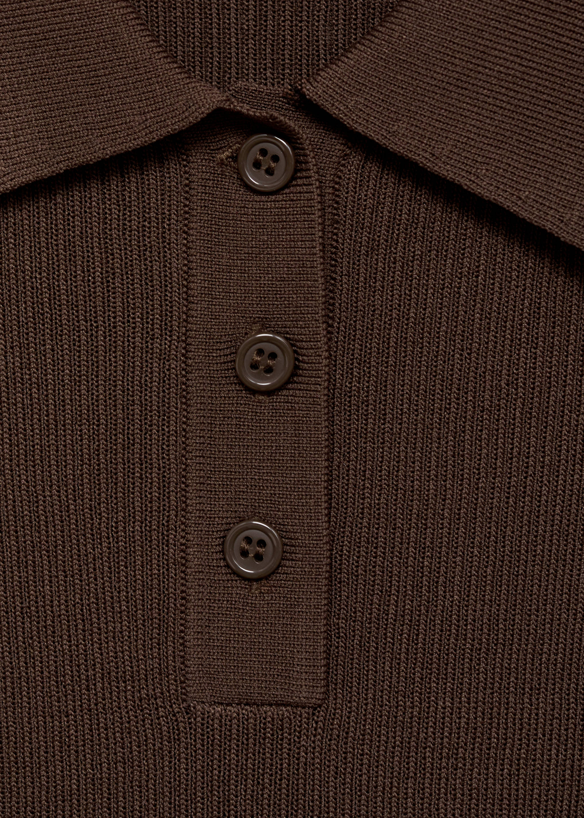 Sweter z krótkim rękawem i kołnierzykiem polo - Szczegóły artykułu 8