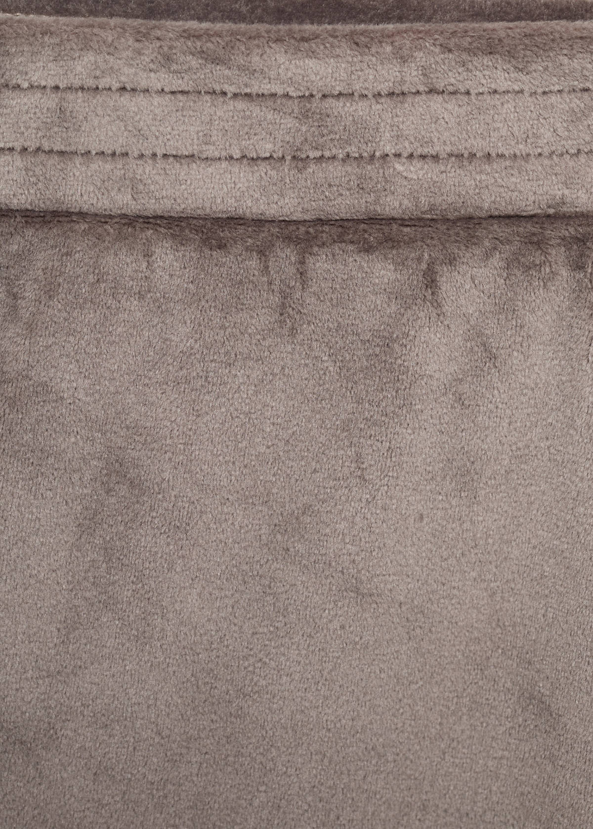 Soft-touch velour trousers — Medium Brown