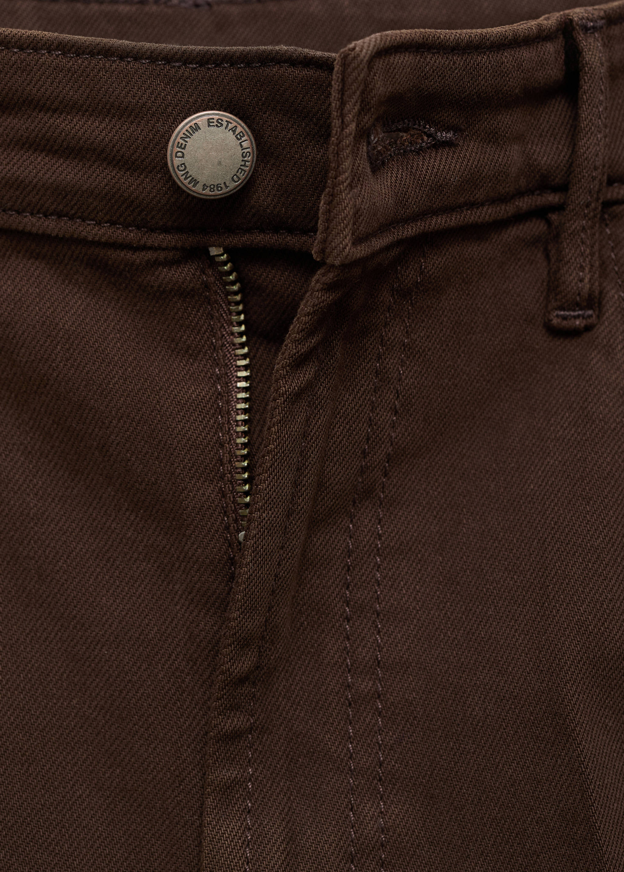 Calças de ganga wide leg com cintura alta - Pormenor do artigo 8