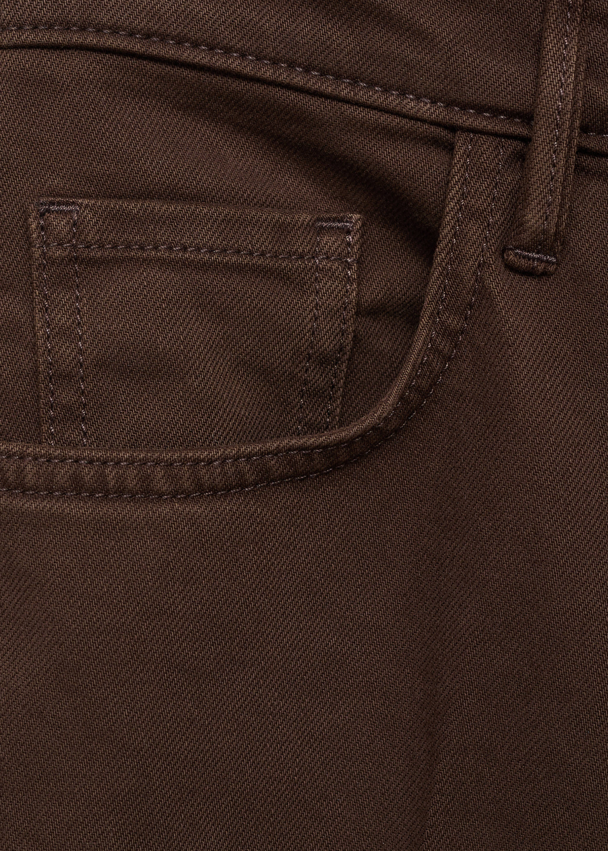 Calças de ganga wide leg com cintura alta - Pormenor do artigo 0