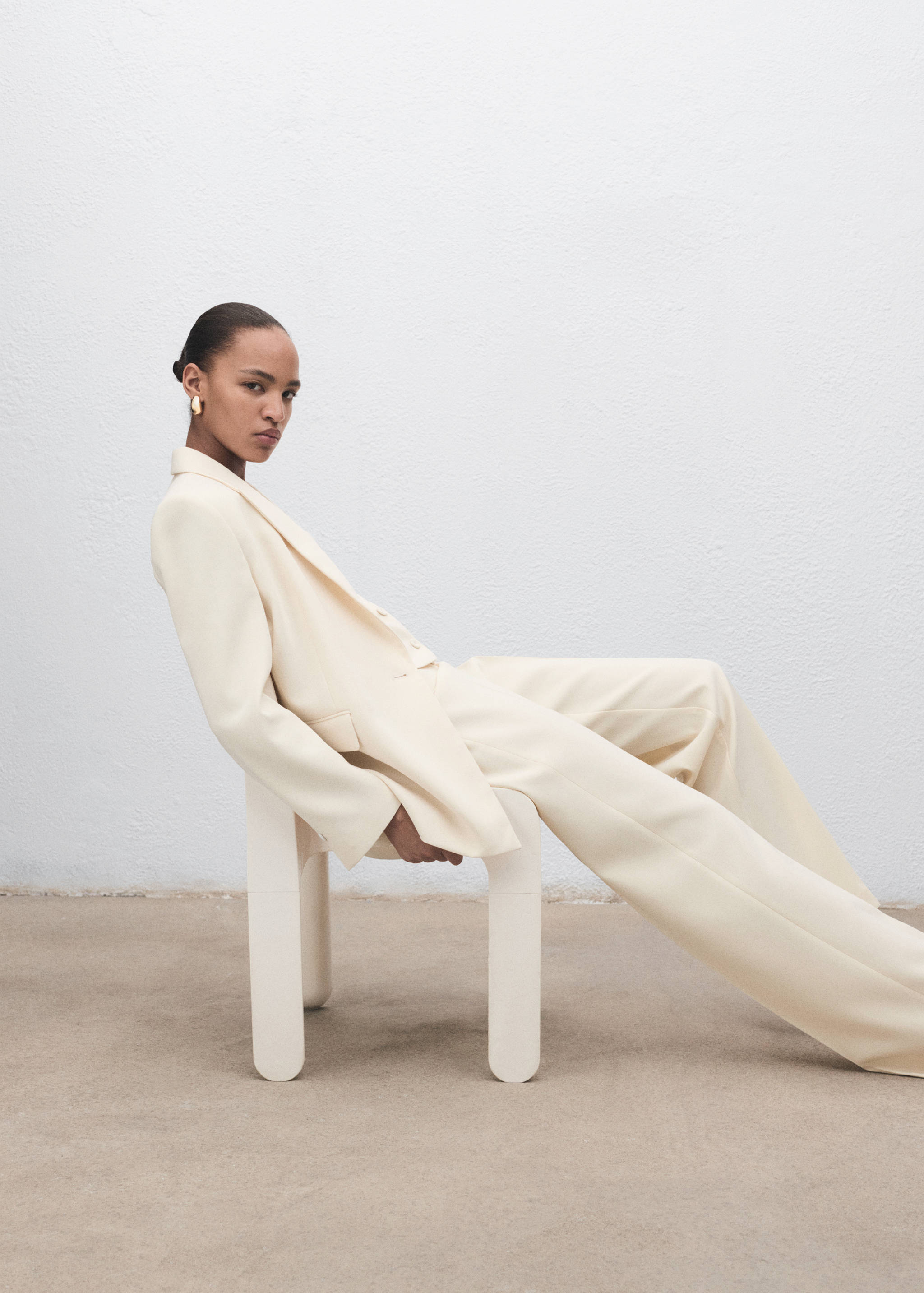 Pantalon de costume droit taille normale - Détail de l'article 6