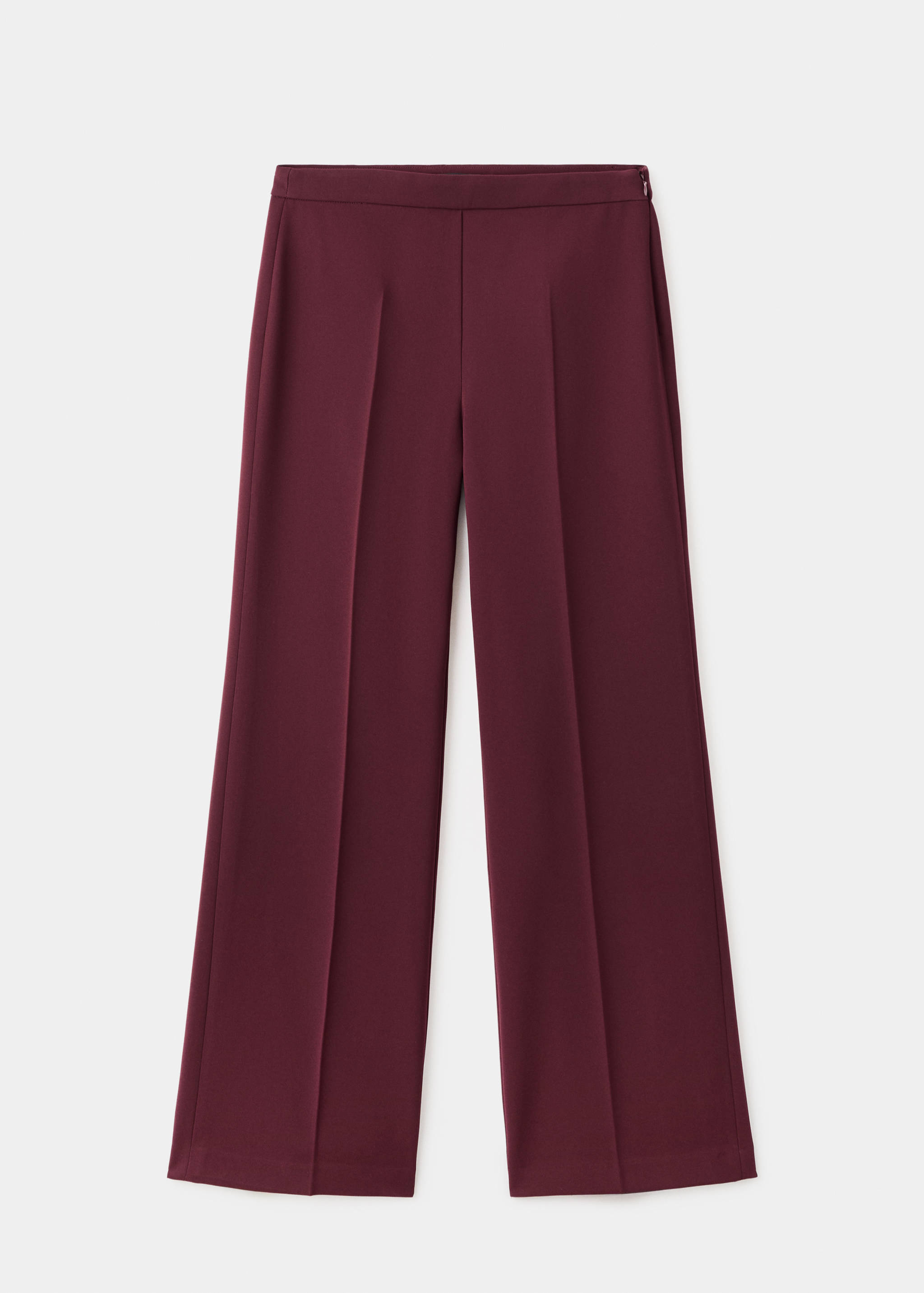 Straight mid-rise suit pants - Article without model