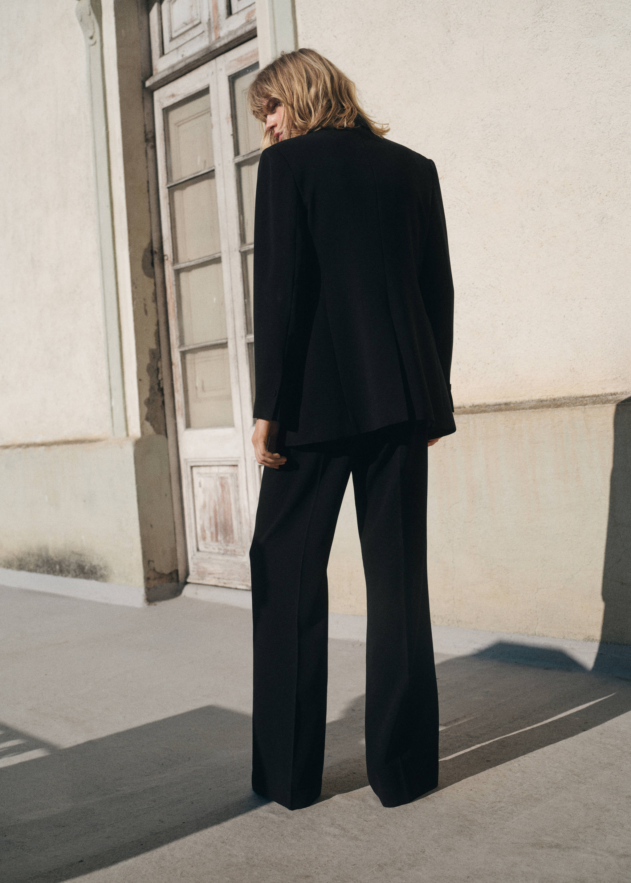 Pantalon de costume droit taille normale - Verso de l’article
