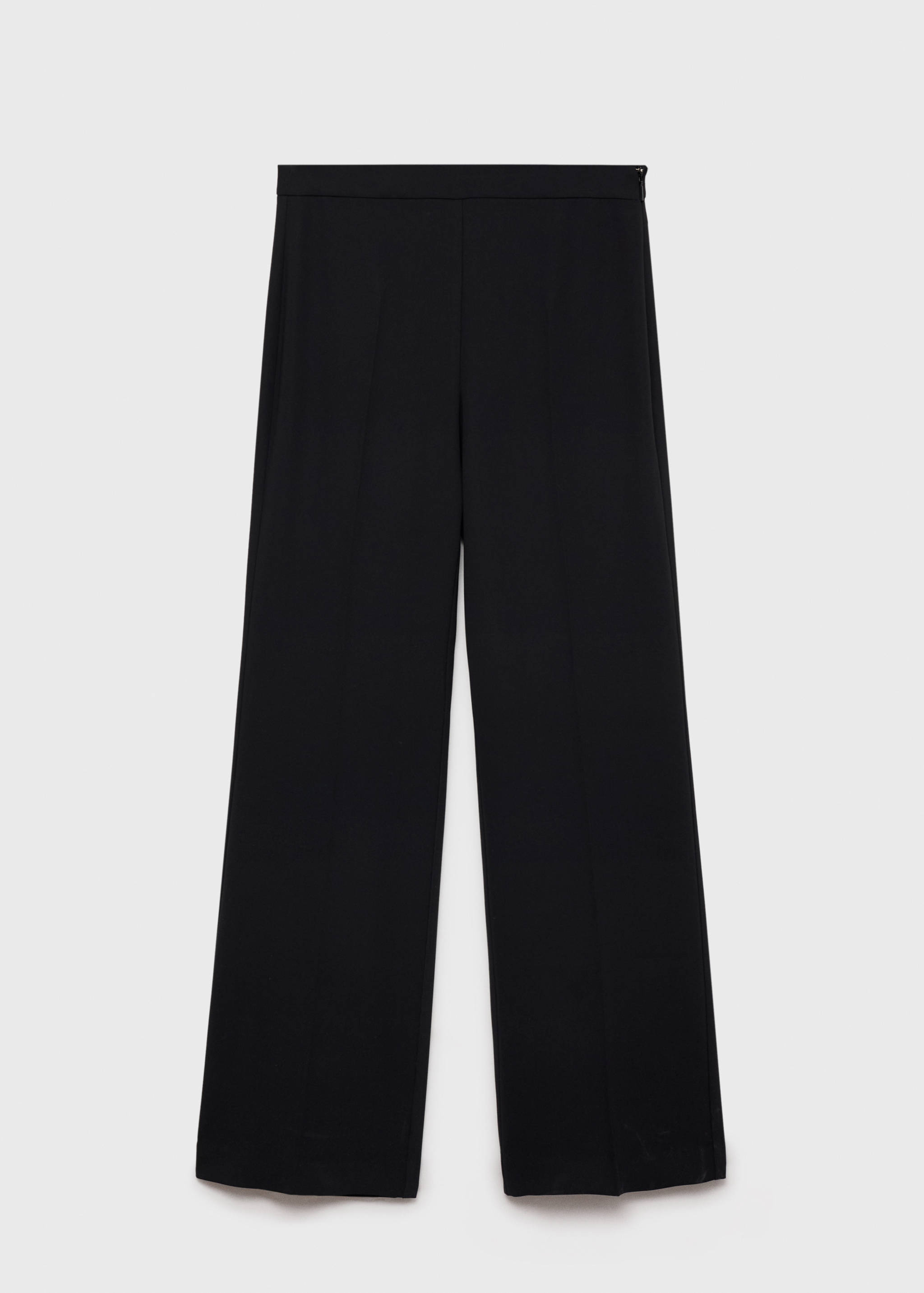 Straight mid-rise suit pants - Article without model